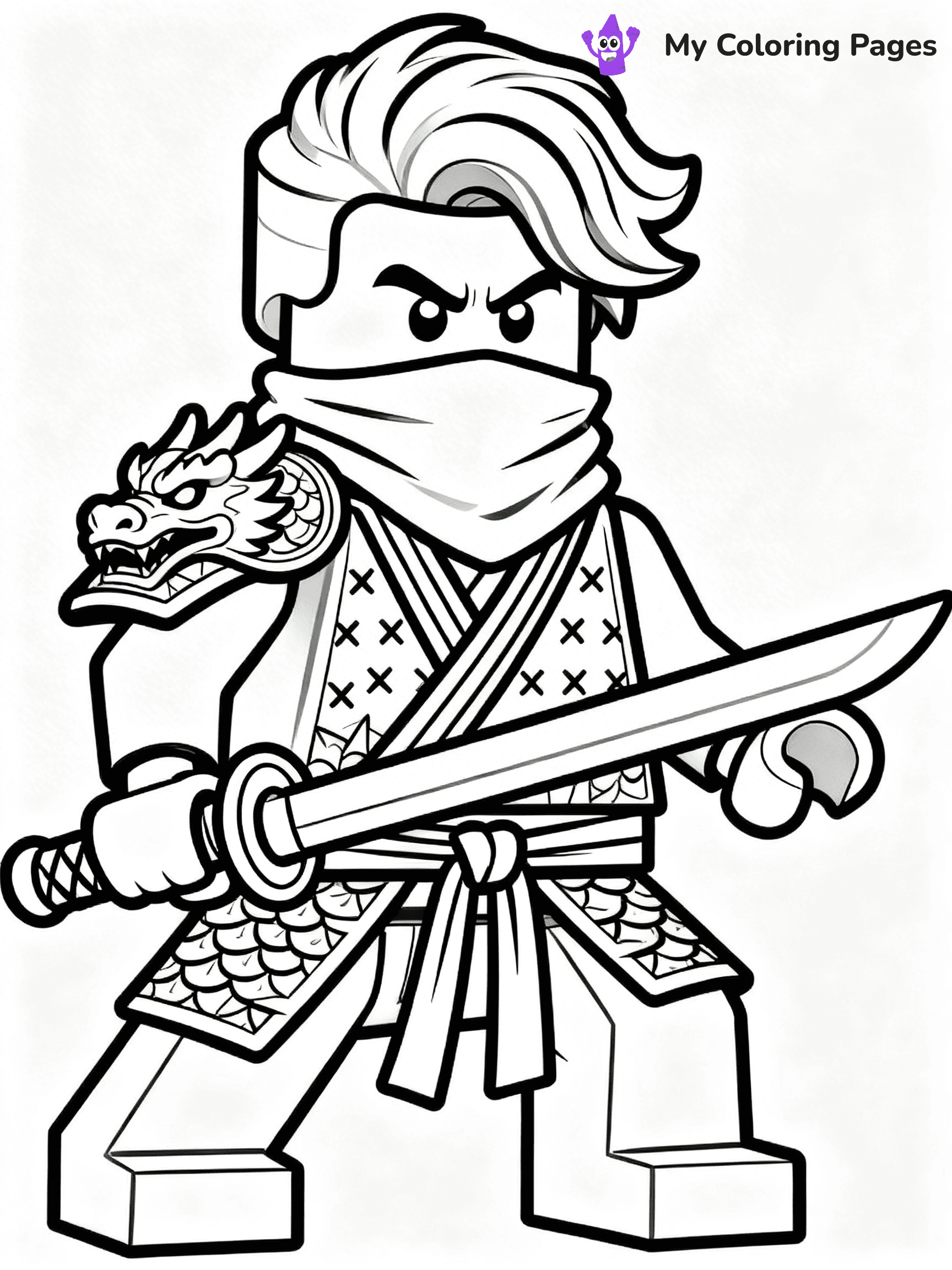 Kai Ninjago Coloring Pages - 15