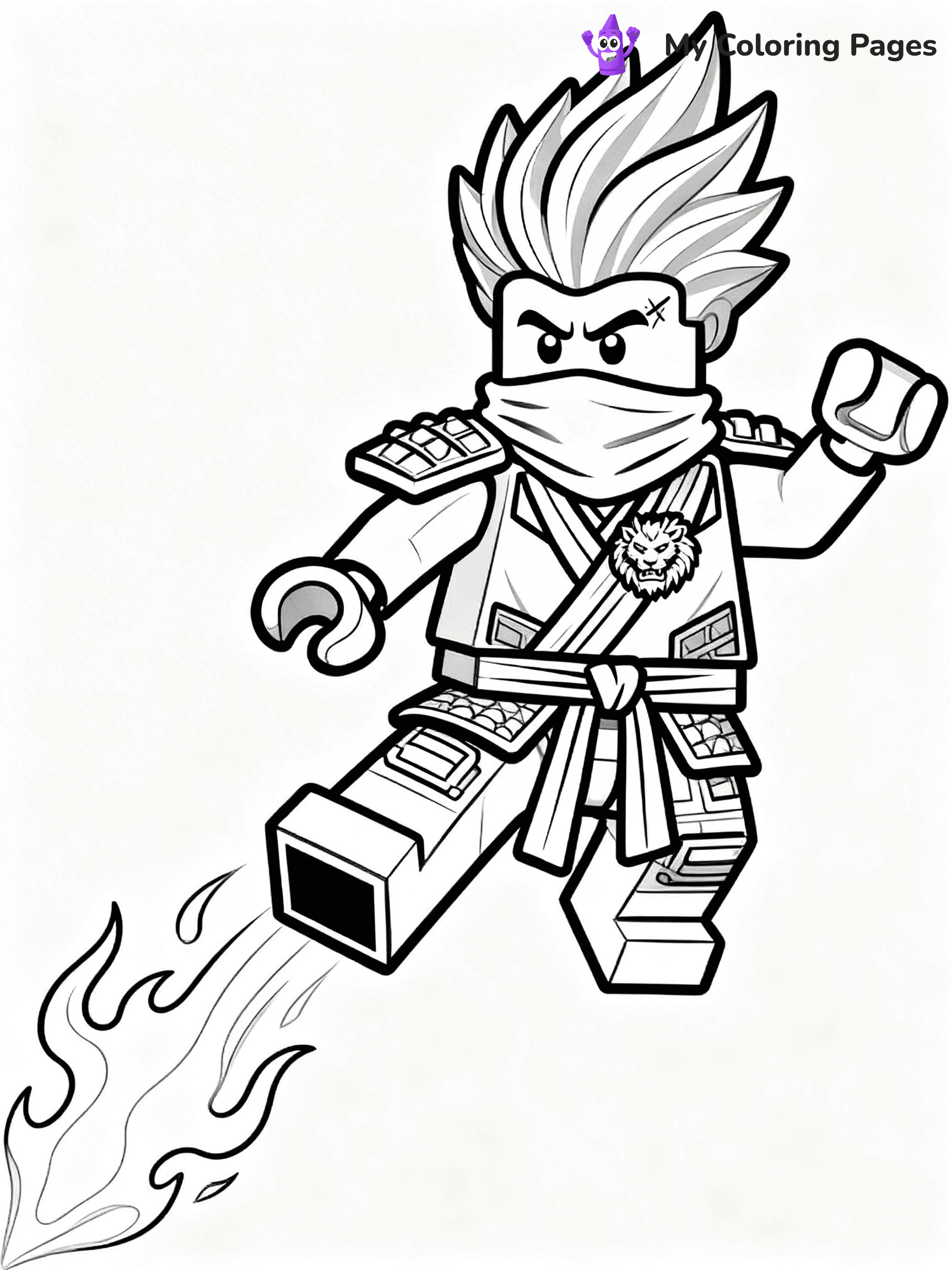 Kai Ninjago Coloring Pages - 5