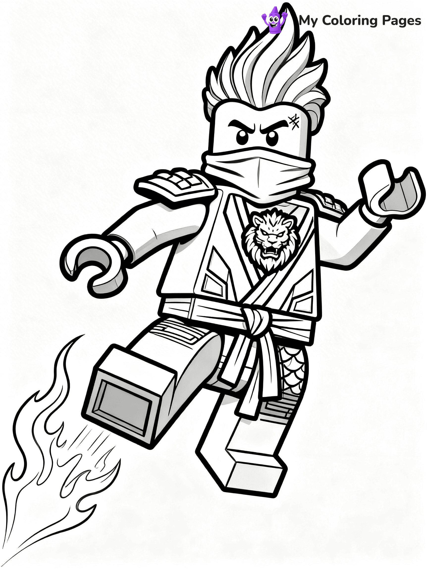 Kai Ninjago Coloring Pages - 3