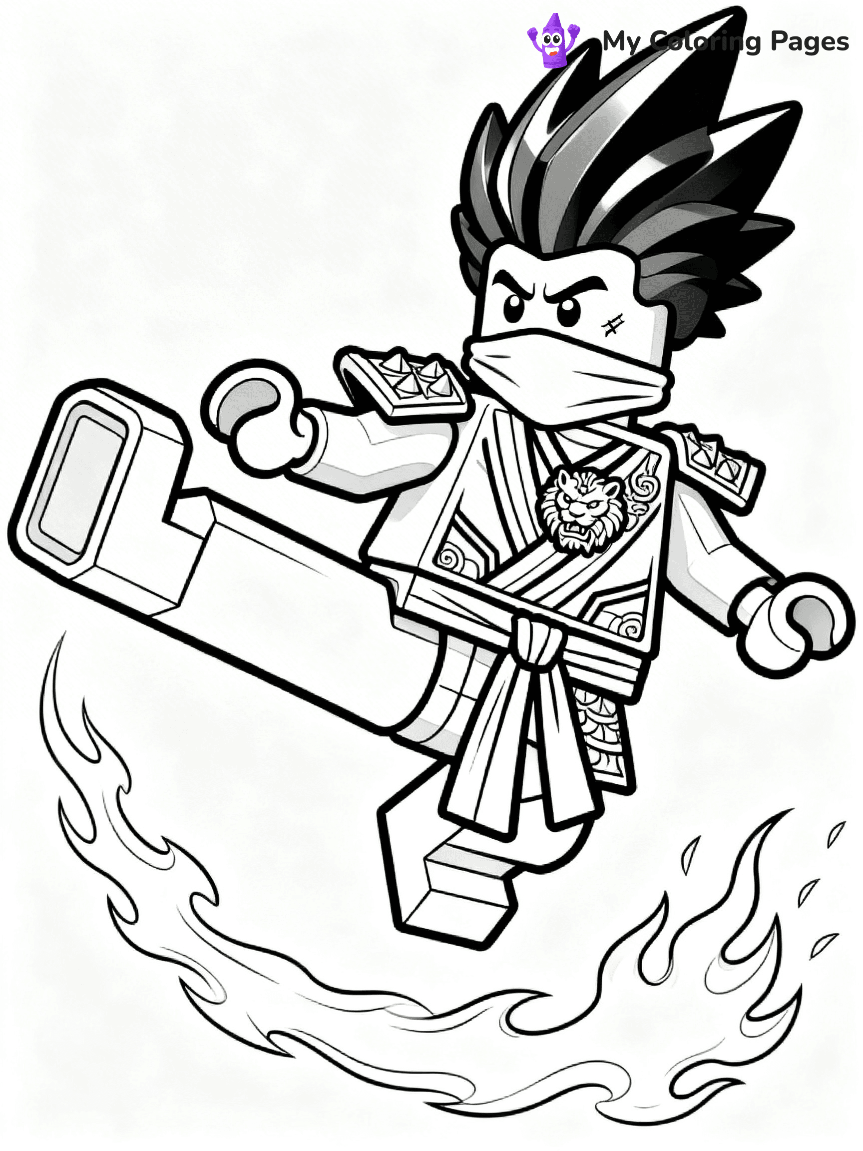 Kai Ninjago Coloring Pages - 1
