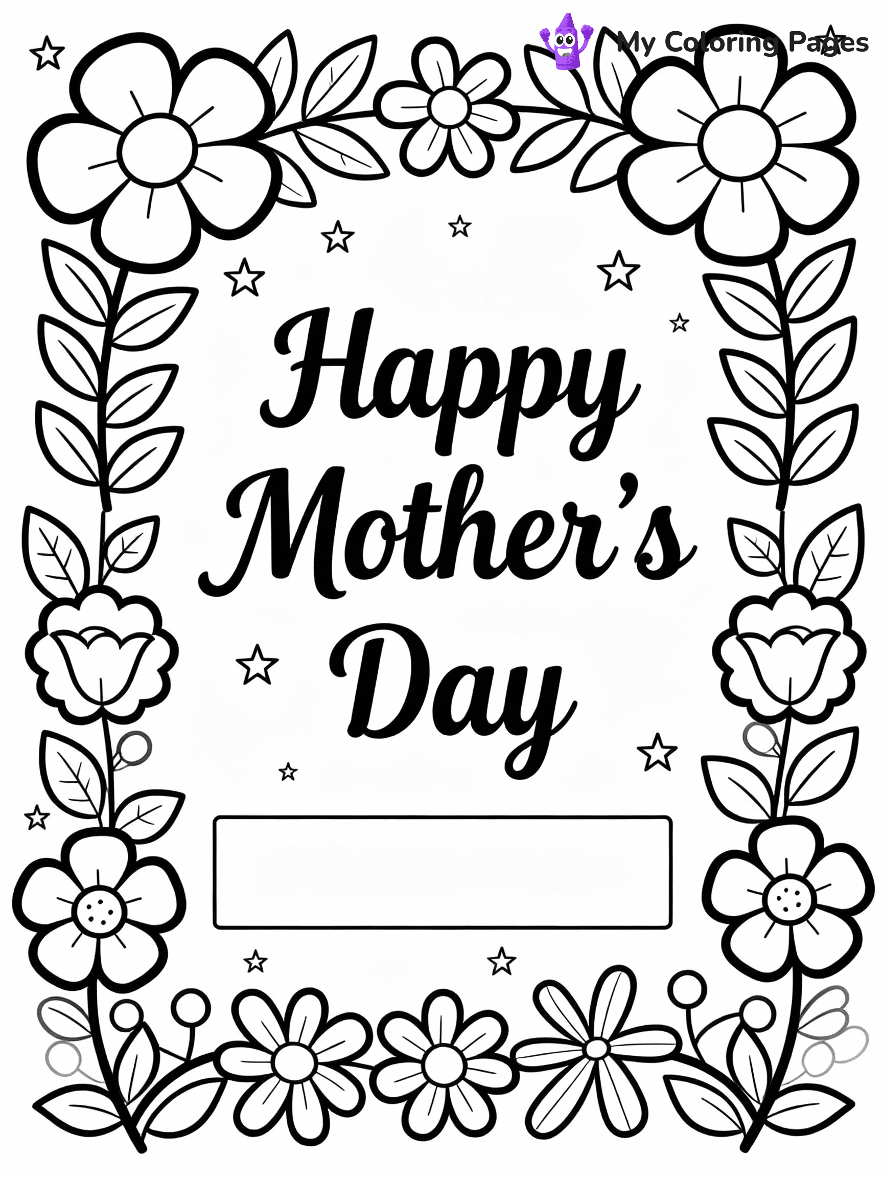 Mothers Day Coloring Pages - 47