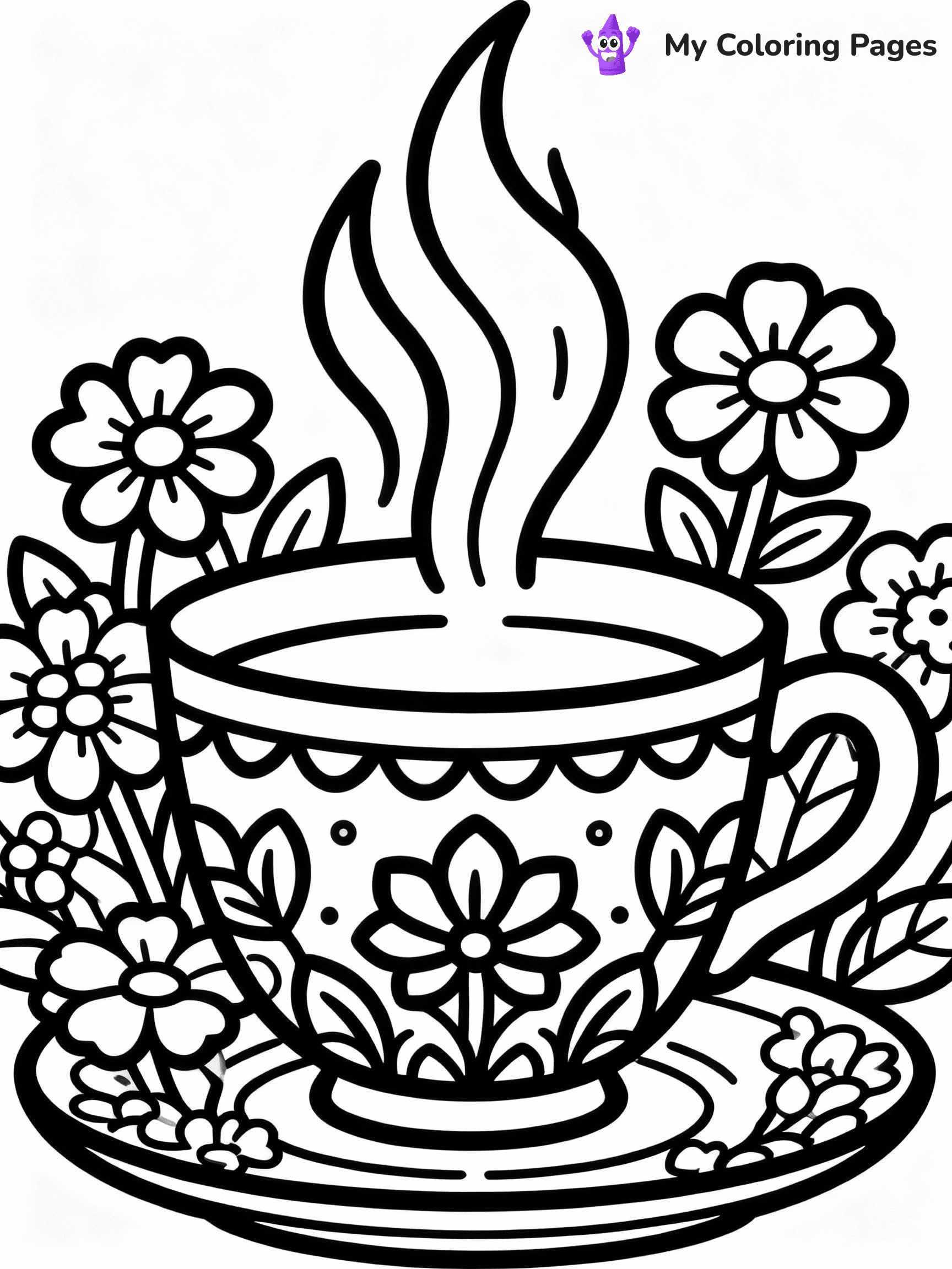 Mothers Day Coloring Pages - 37