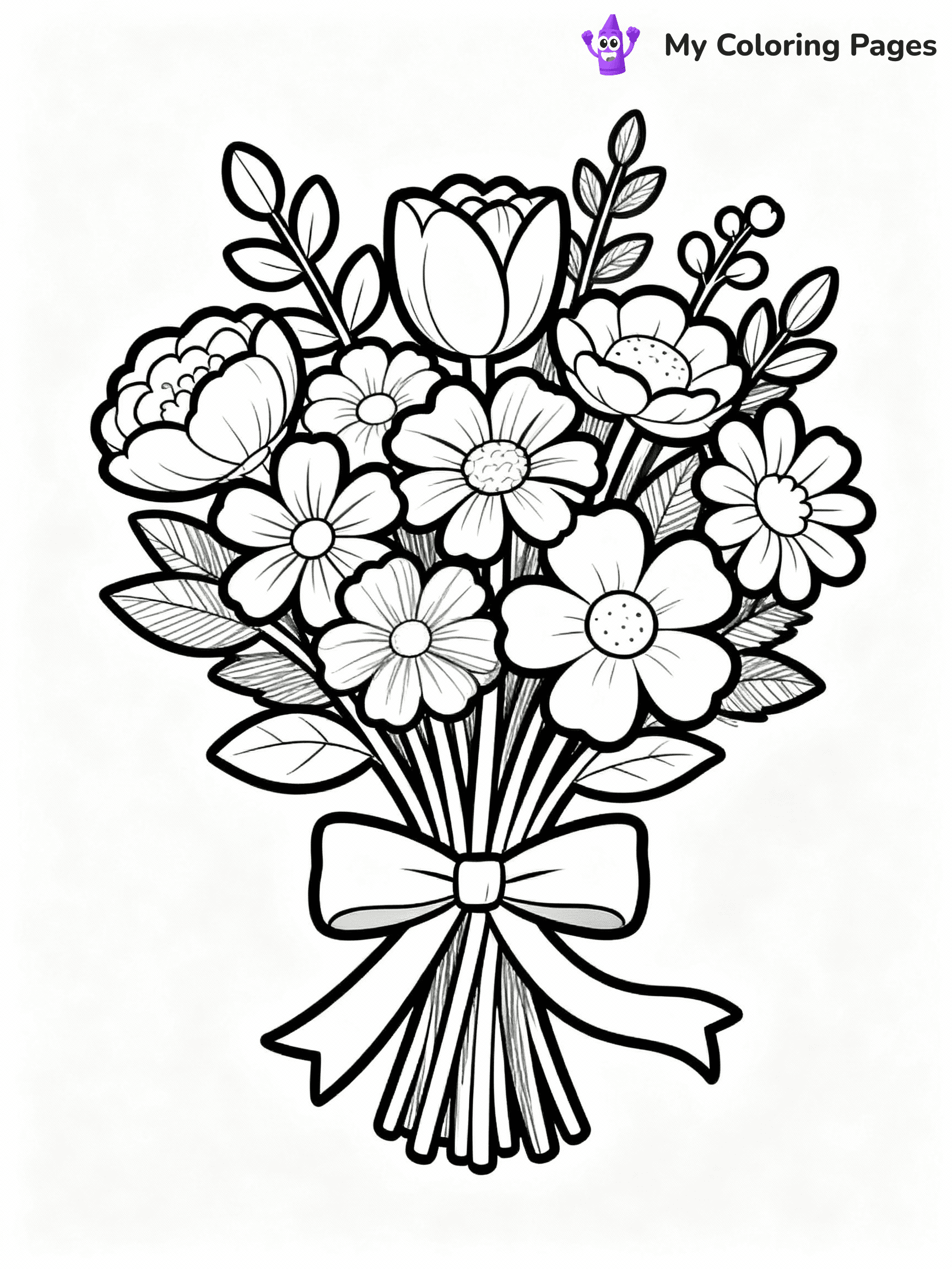Mothers Day Coloring Pages - 34