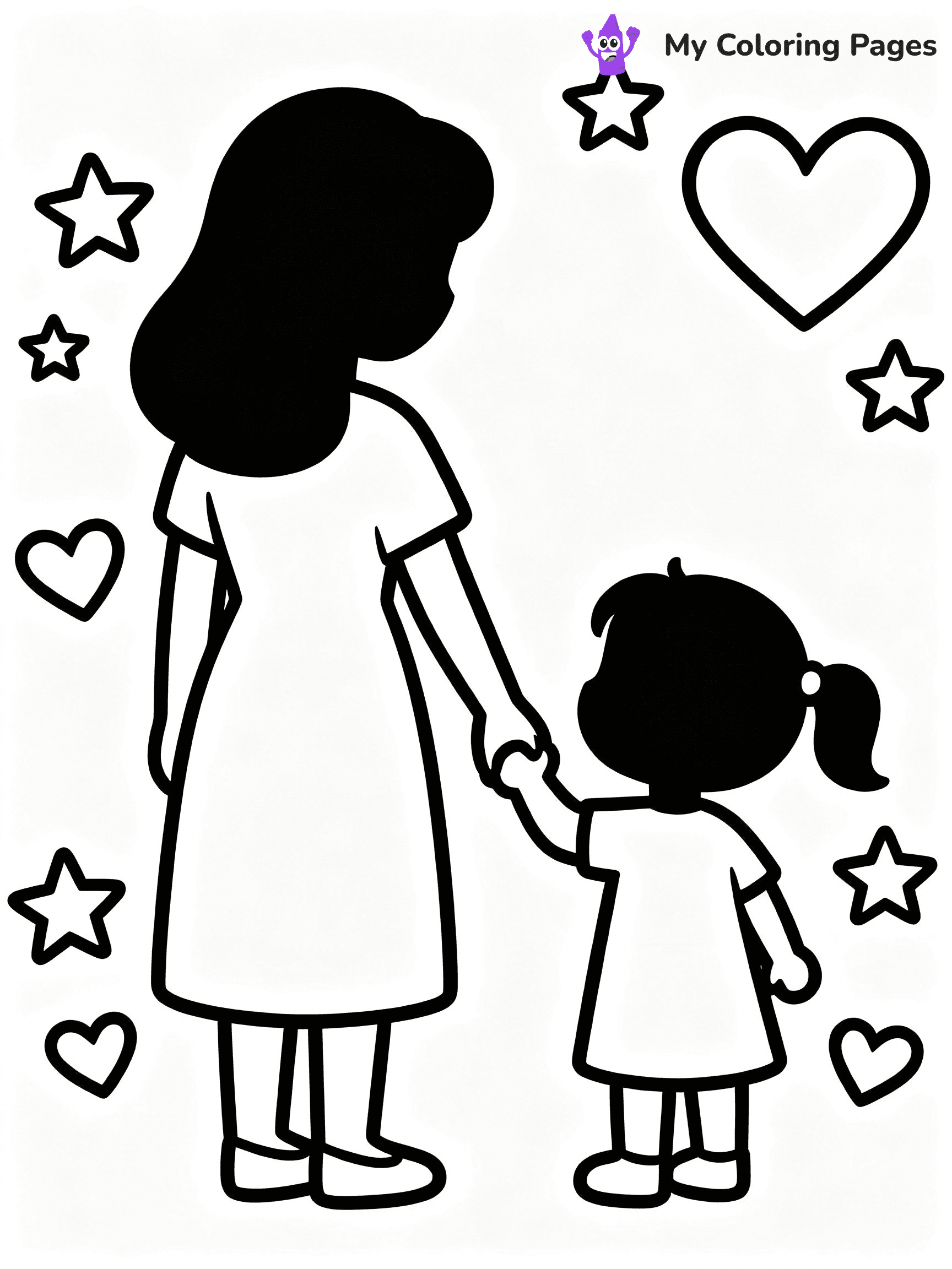 Mothers Day Coloring Pages - 26
