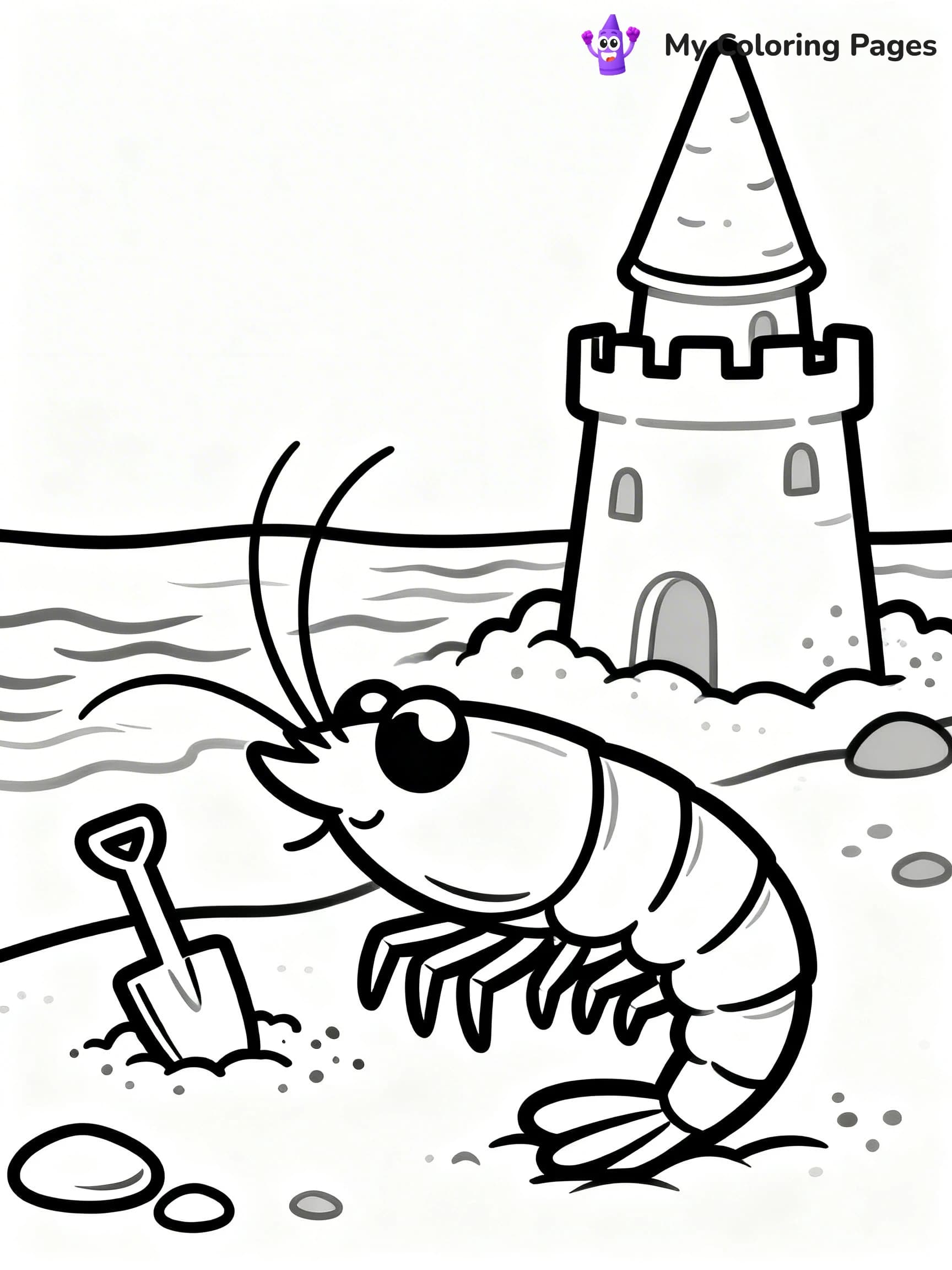 Shrimp Coloring Pages - 22