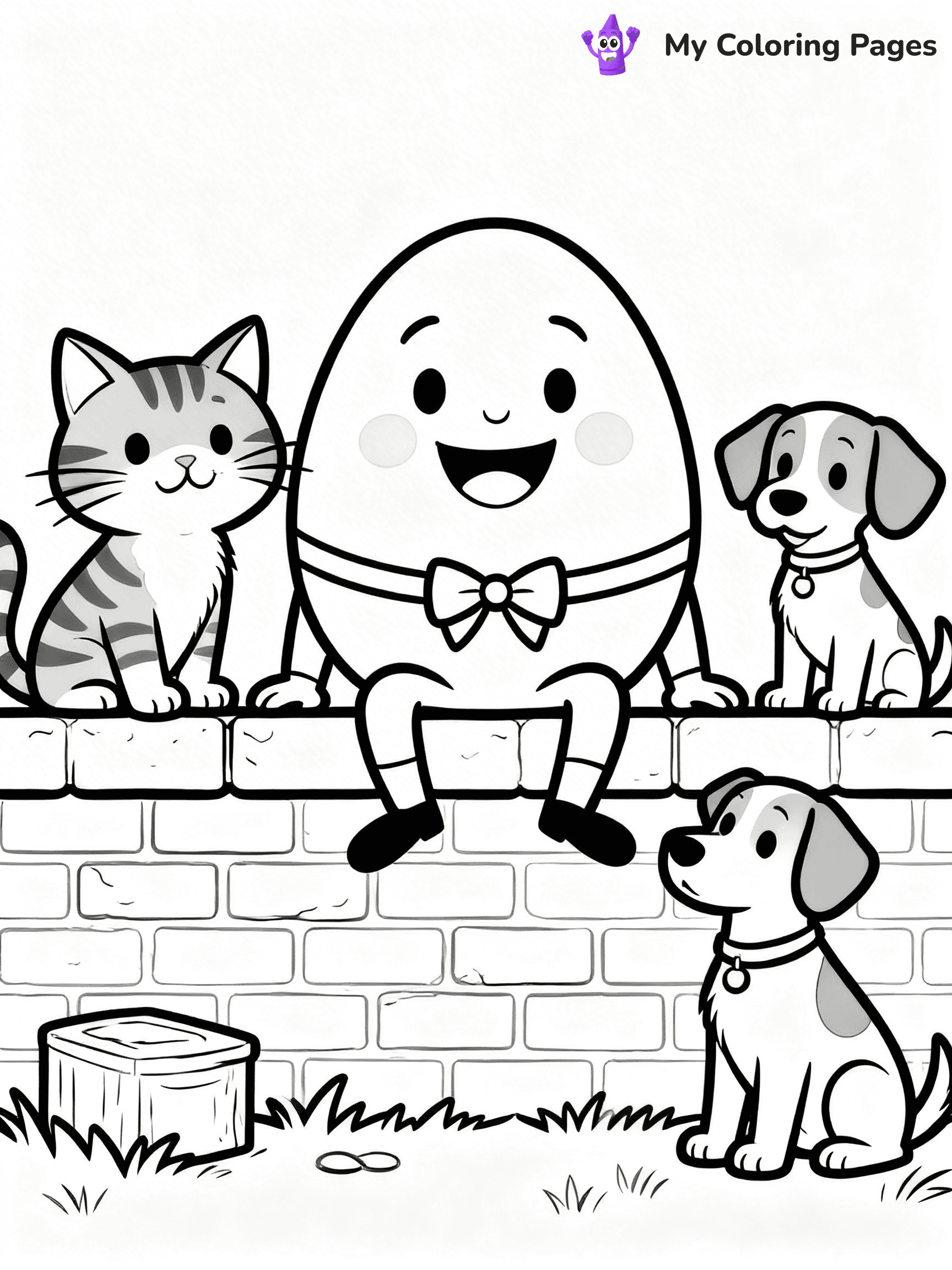 Humpty Dumpty Coloring Pages - 24