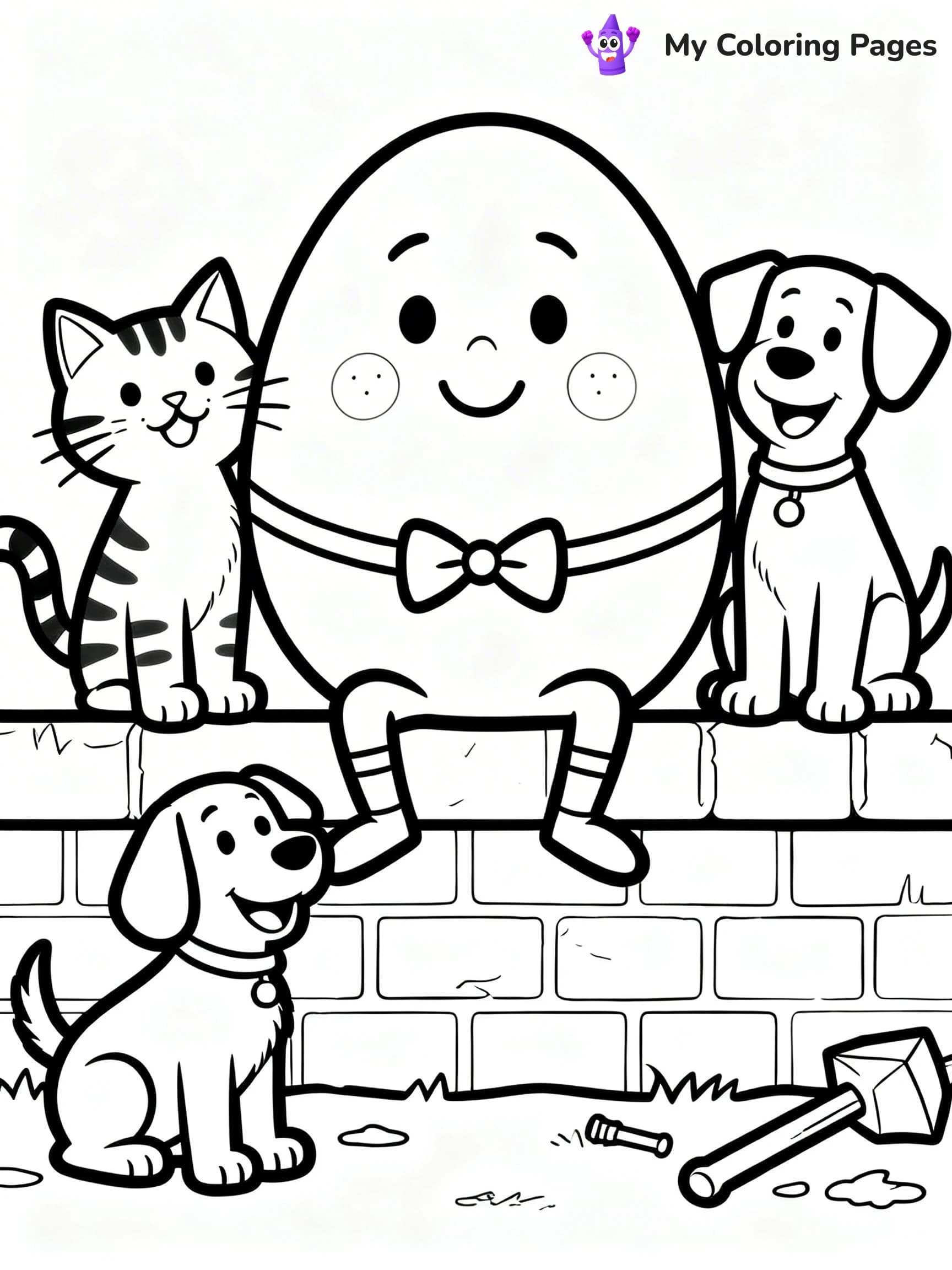 Humpty Dumpty Coloring Pages - 23