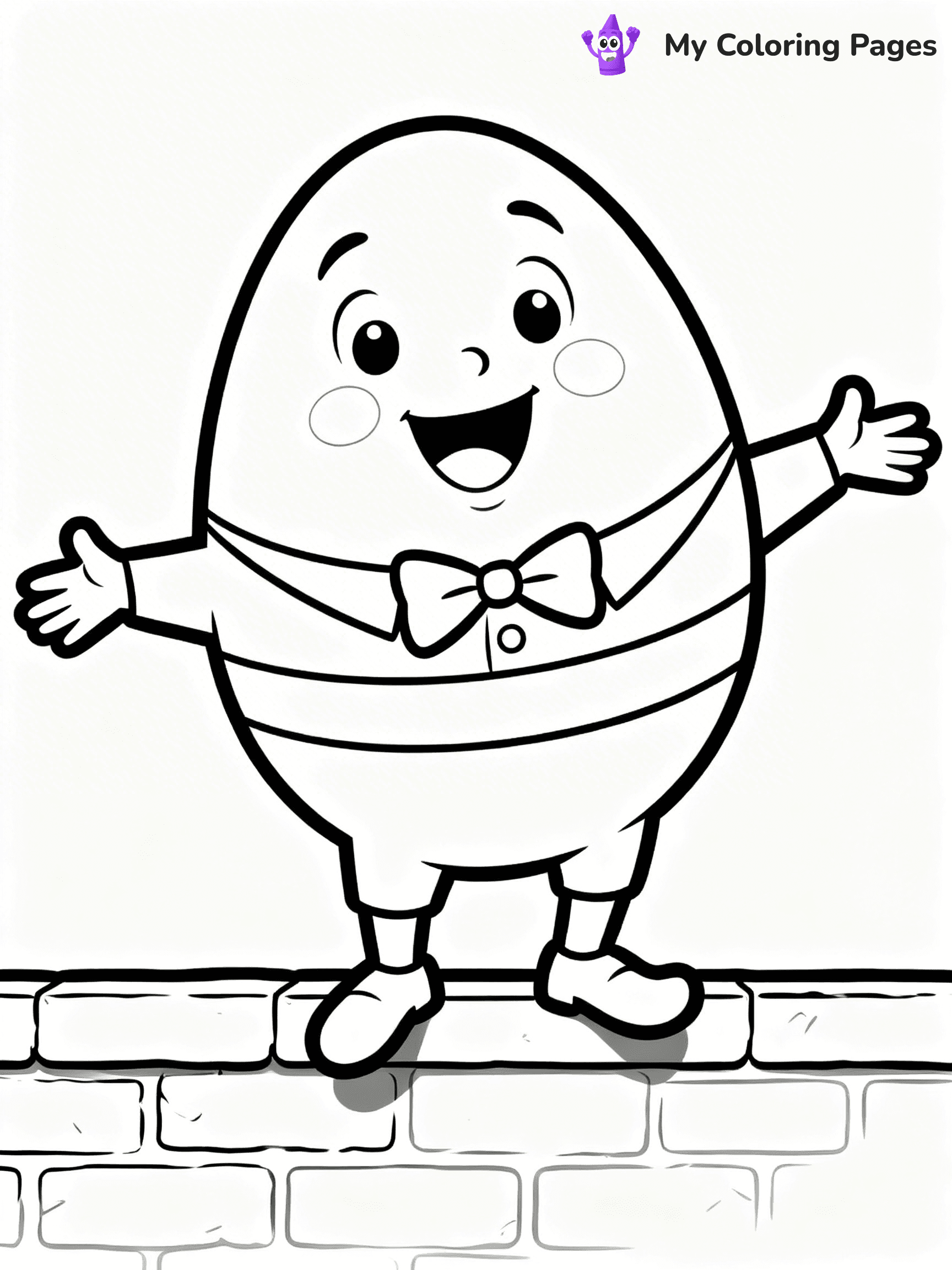 Humpty Dumpty Coloring Pages - 22