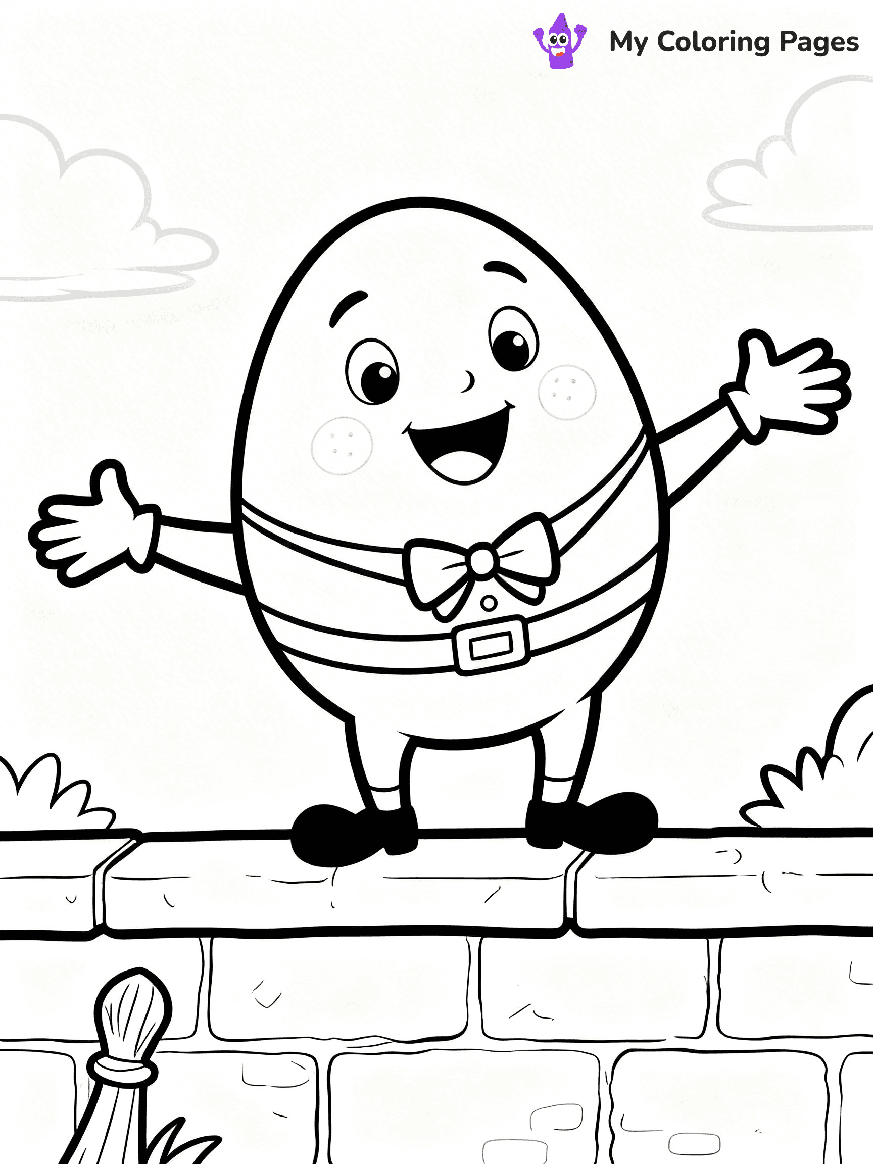 Humpty Dumpty Coloring Pages - 21