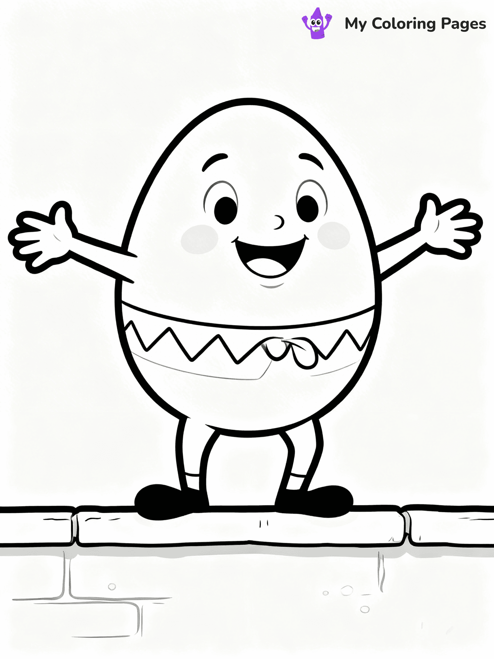 Humpty Dumpty Coloring Pages - 19
