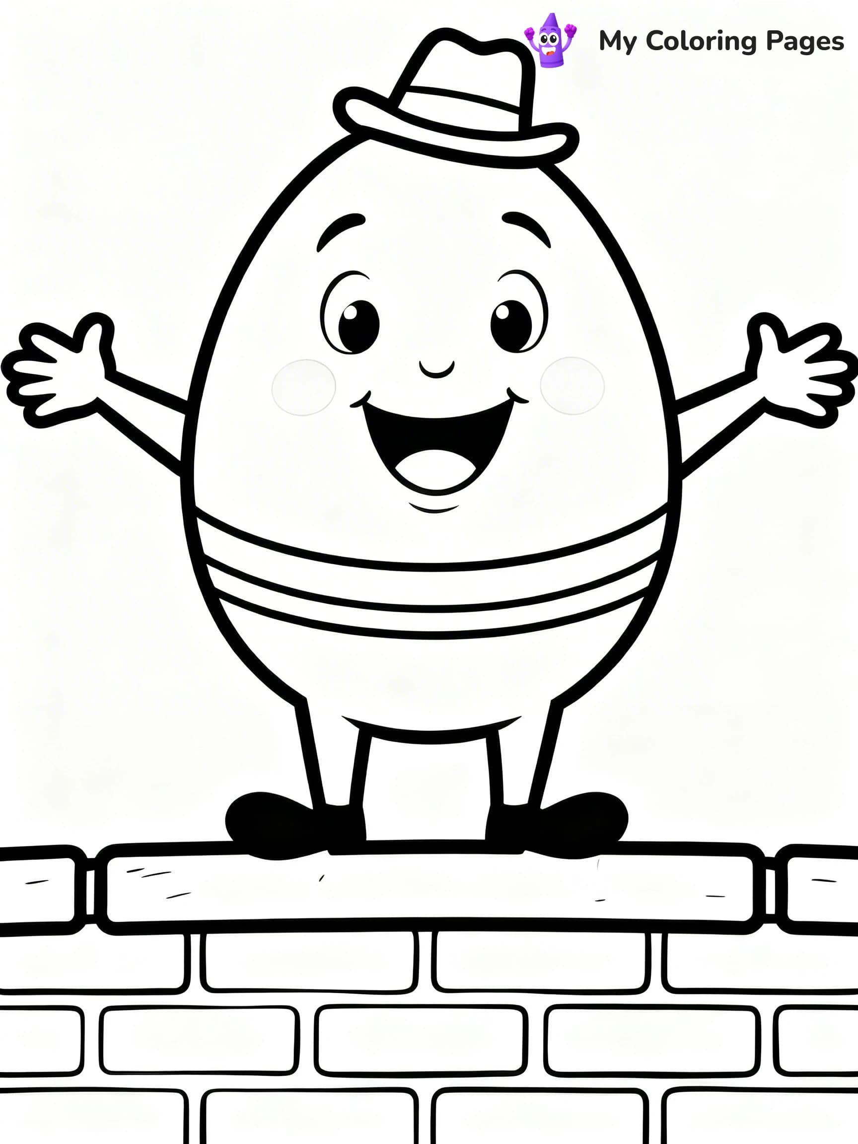 Humpty Dumpty Coloring Pages - 18