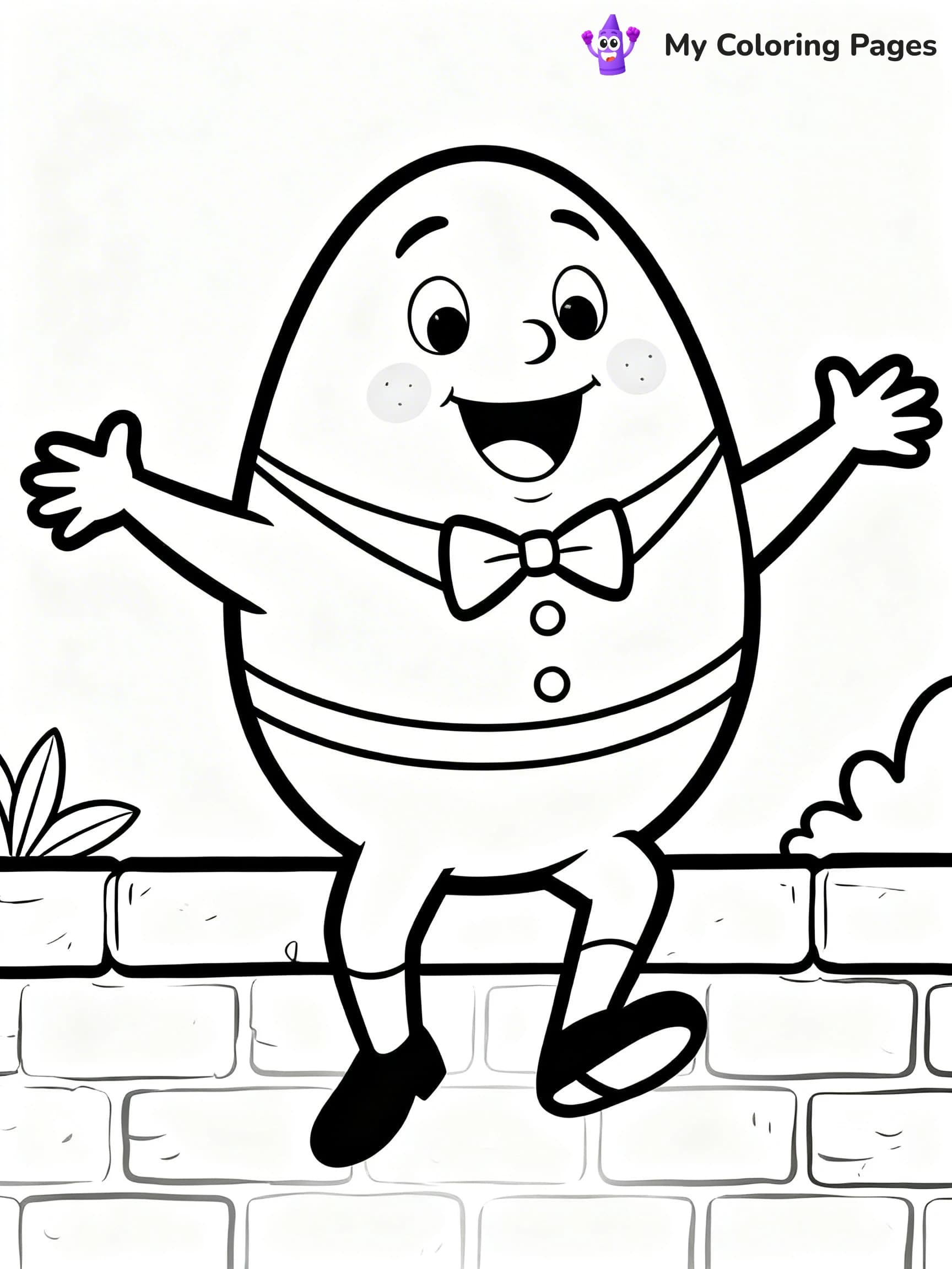 Humpty Dumpty Coloring Pages - 16