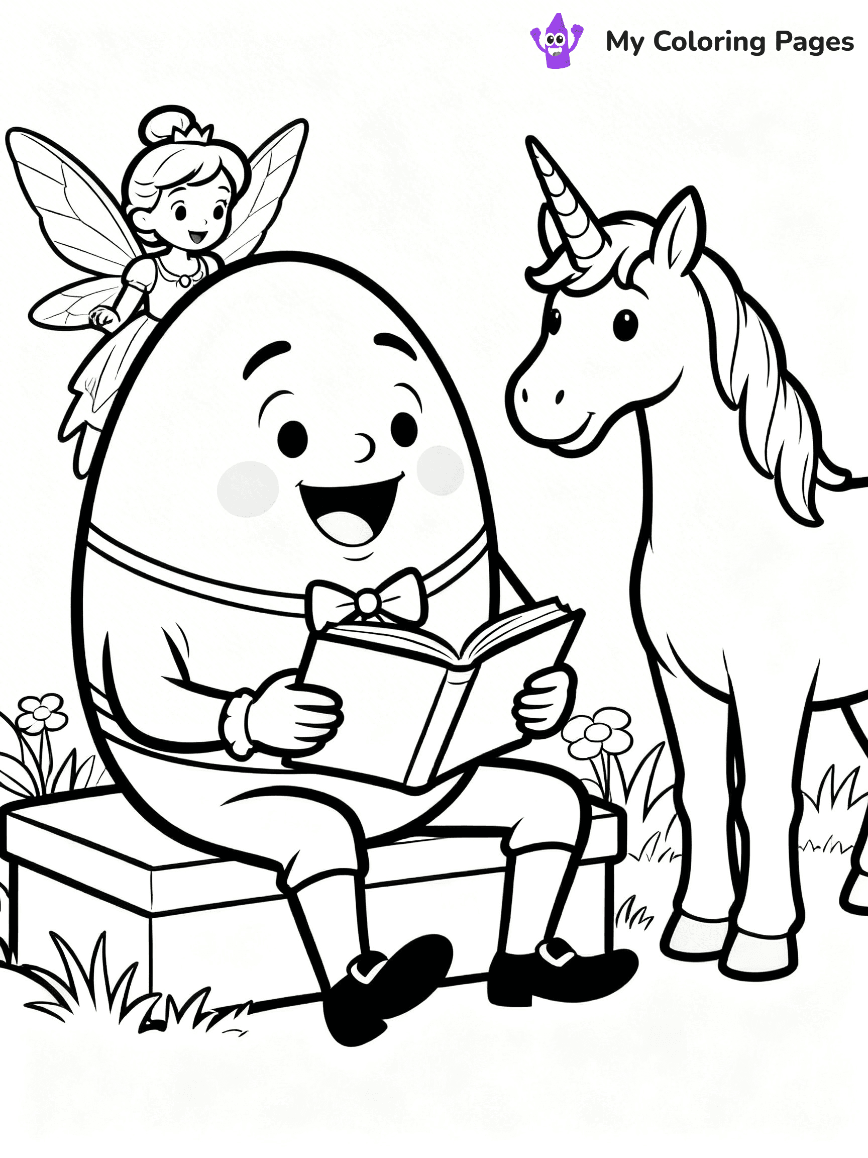 Humpty Dumpty Coloring Pages - 15