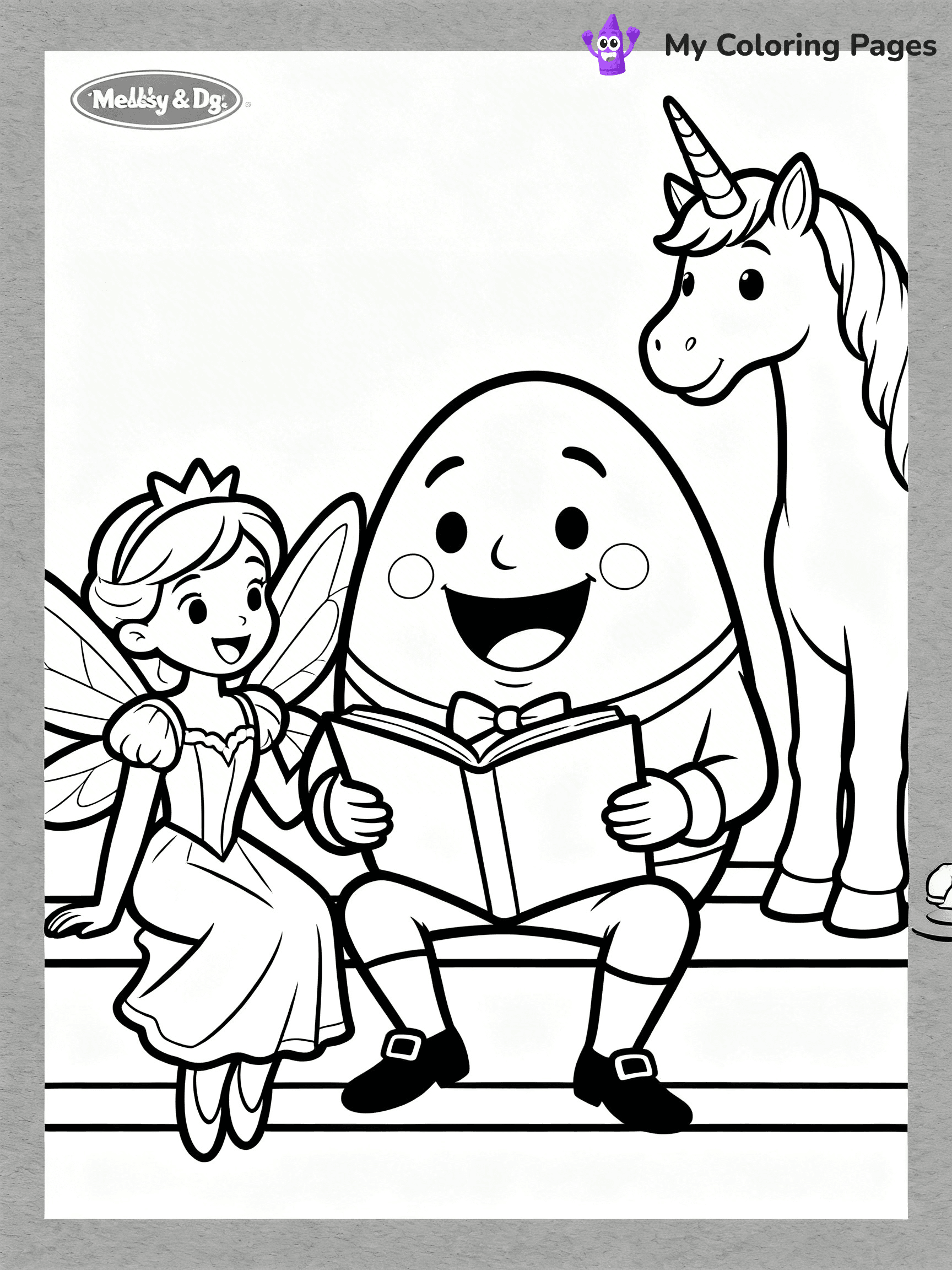Humpty Dumpty Coloring Pages - 13
