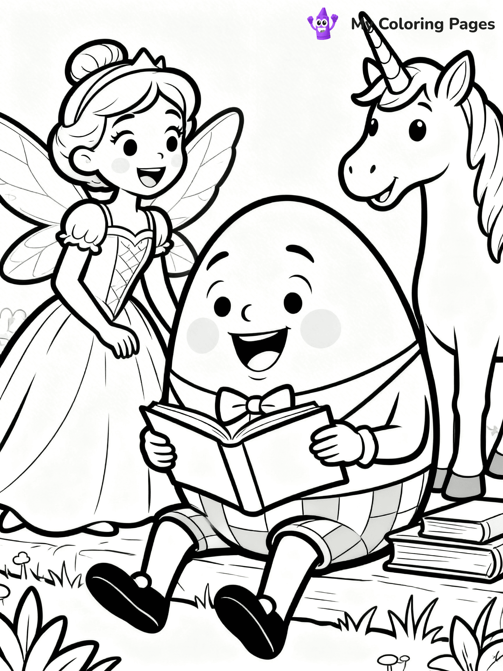 Humpty Dumpty Coloring Pages - 12