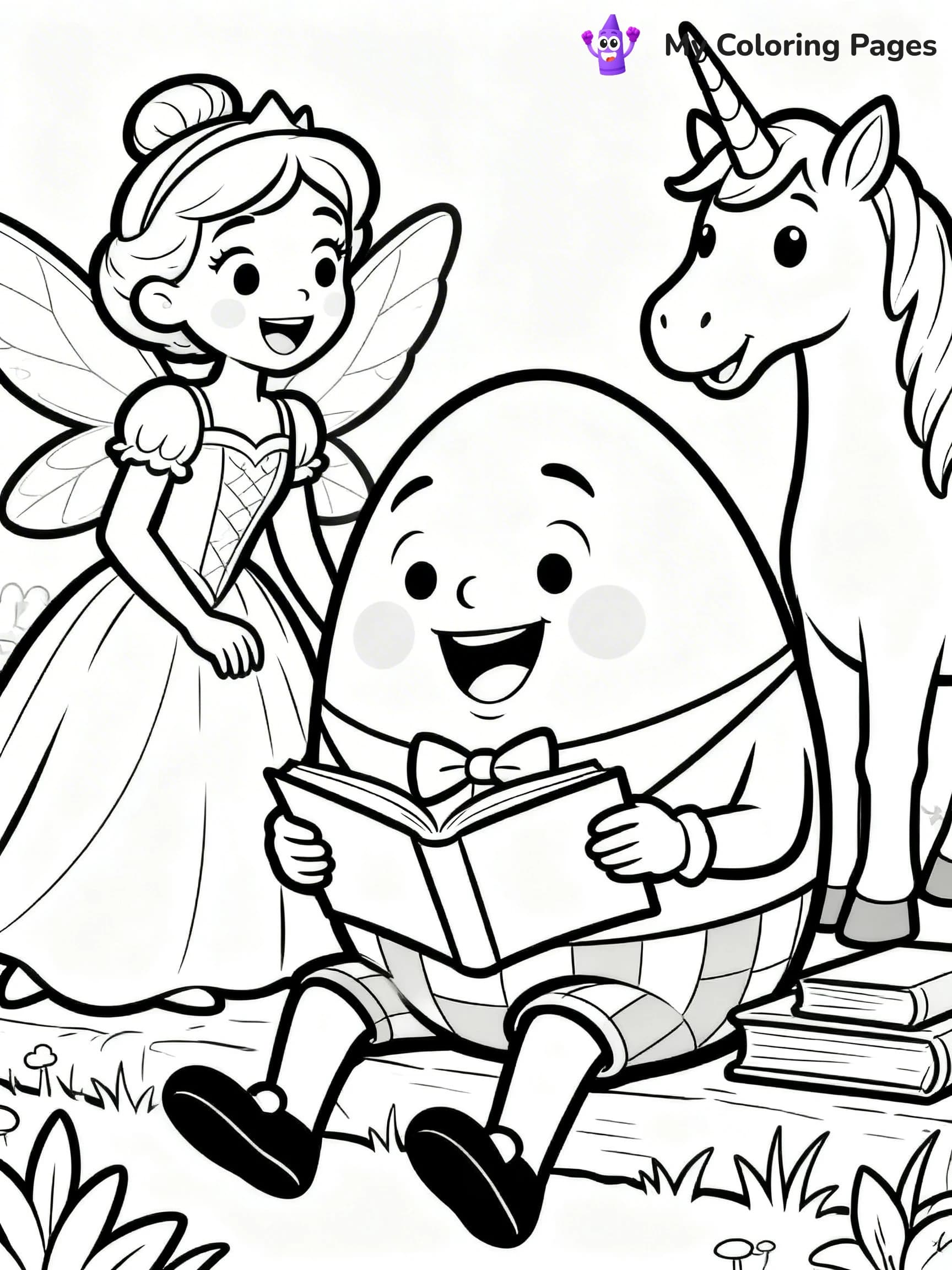Humpty Dumpty Coloring Pages - 12