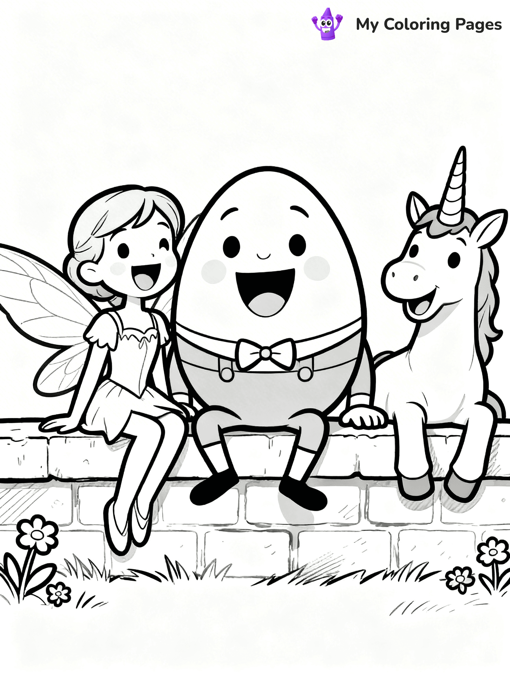 Humpty Dumpty Coloring Pages - 10