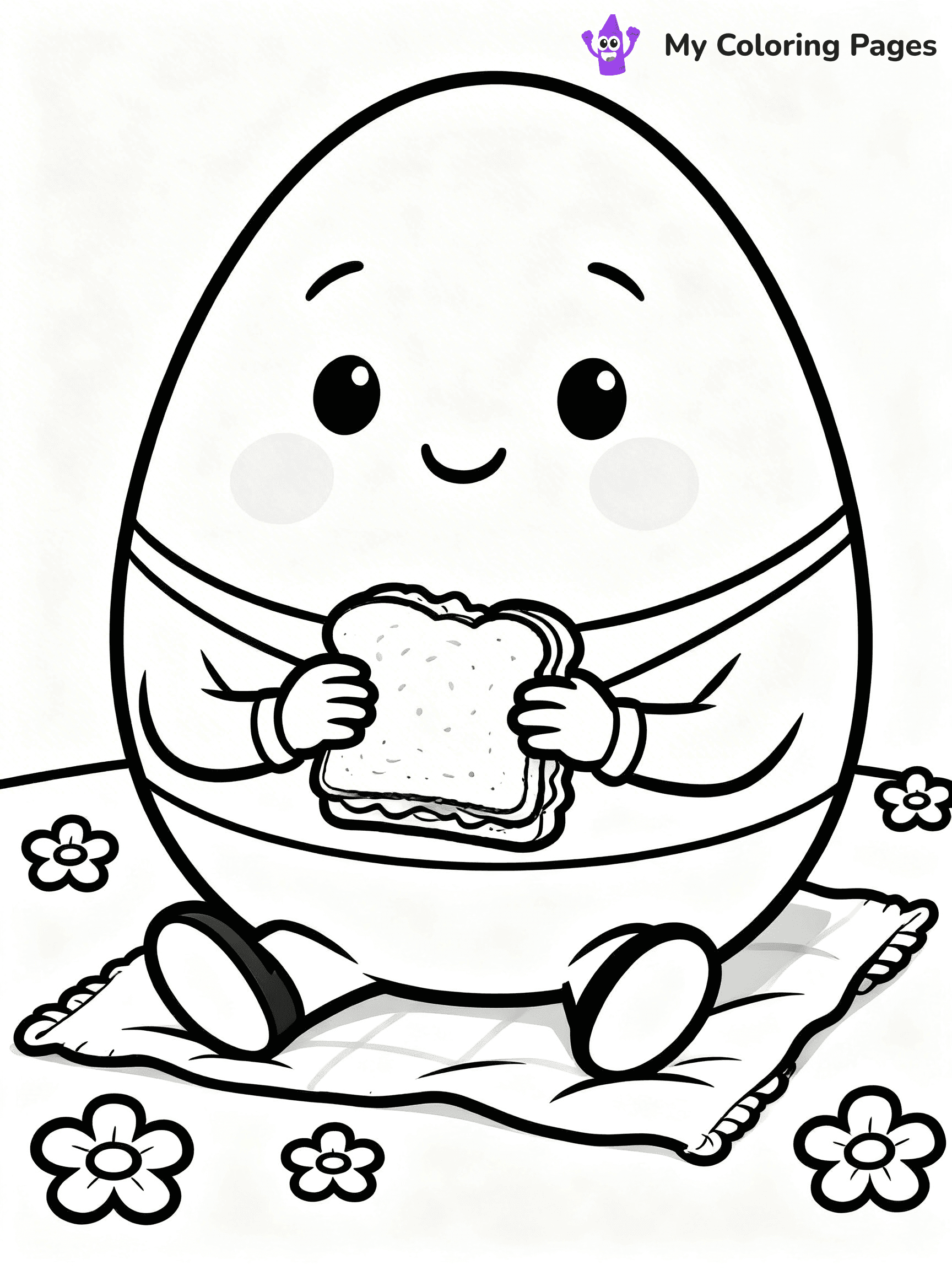 Humpty Dumpty Coloring Pages - 11