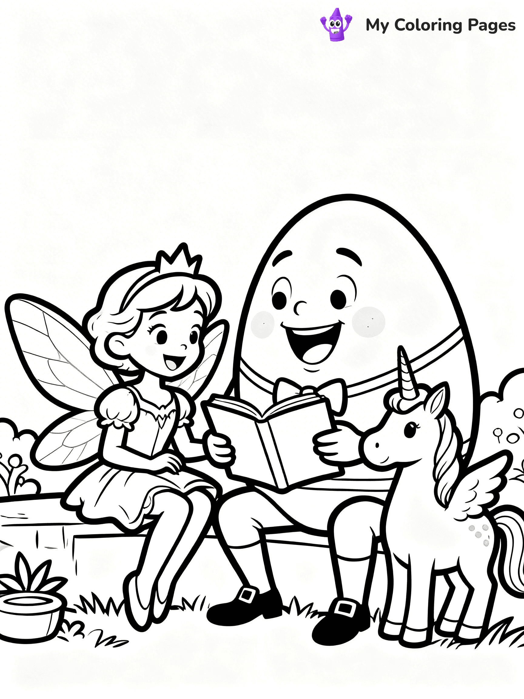 Humpty Dumpty Coloring Pages - 8
