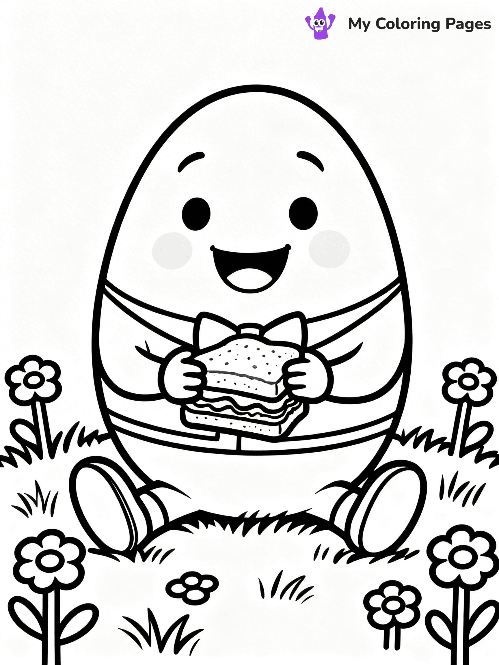 Humpty Dumpty Coloring Pages - 5