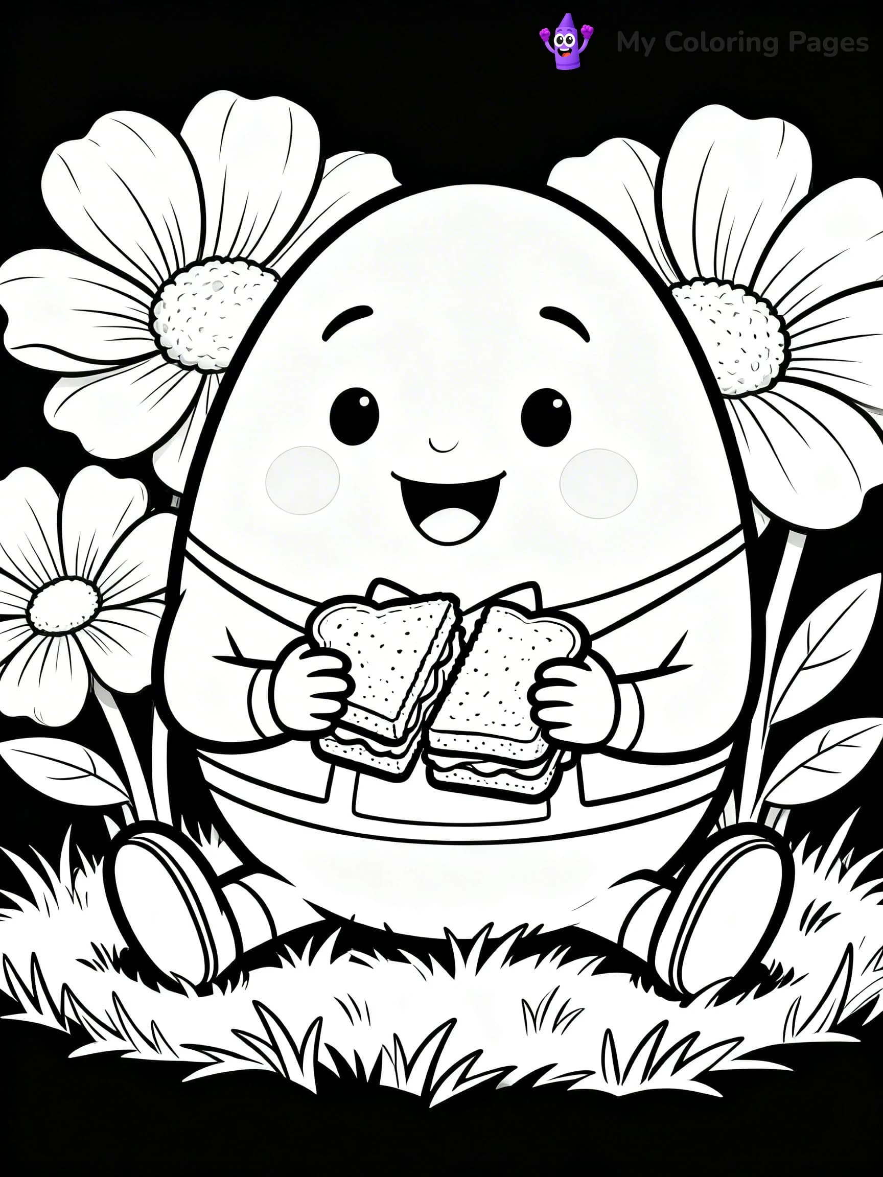 Humpty Dumpty Coloring Pages - 4
