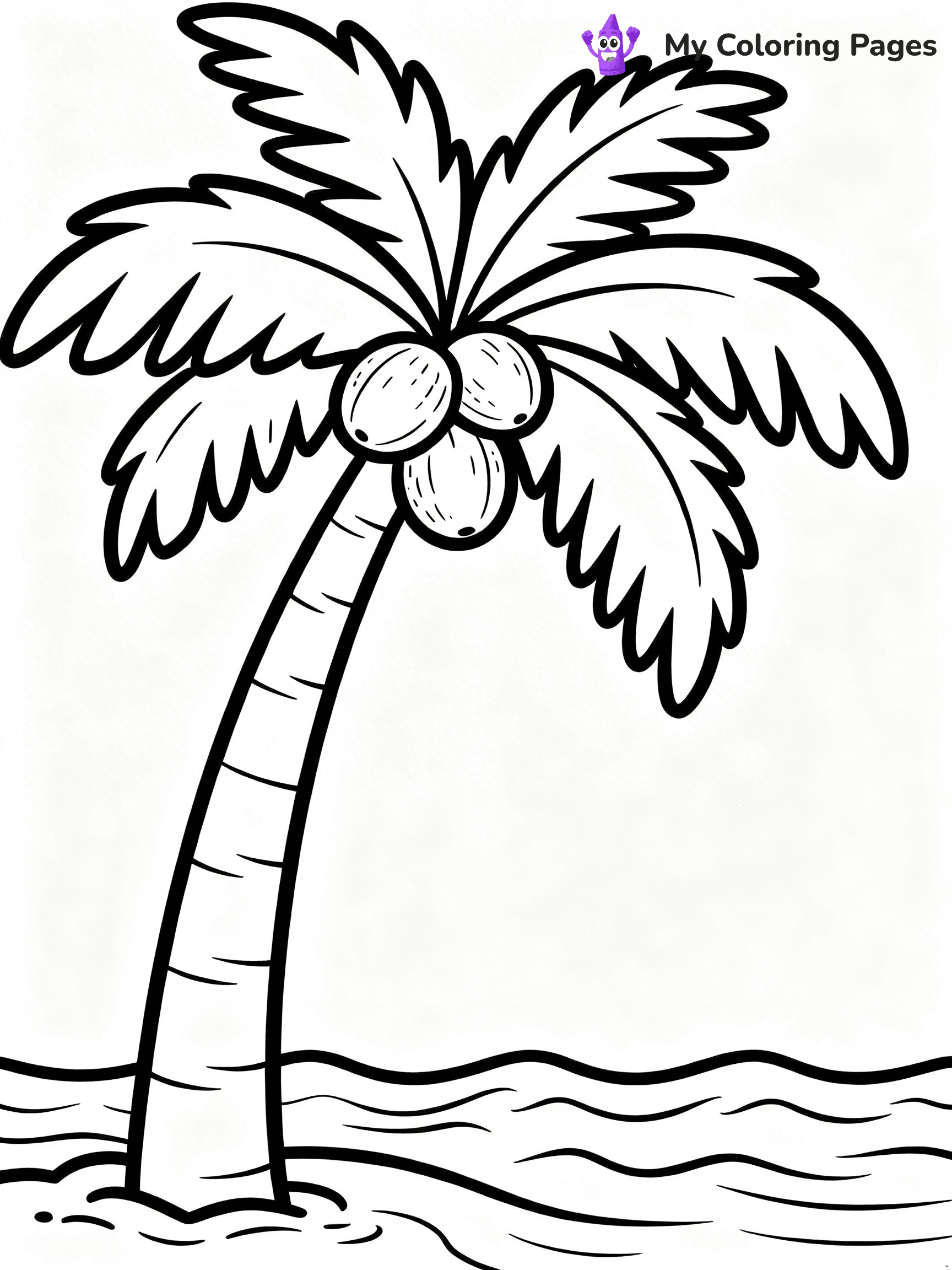 Palm Tree Coloring Pages - 28