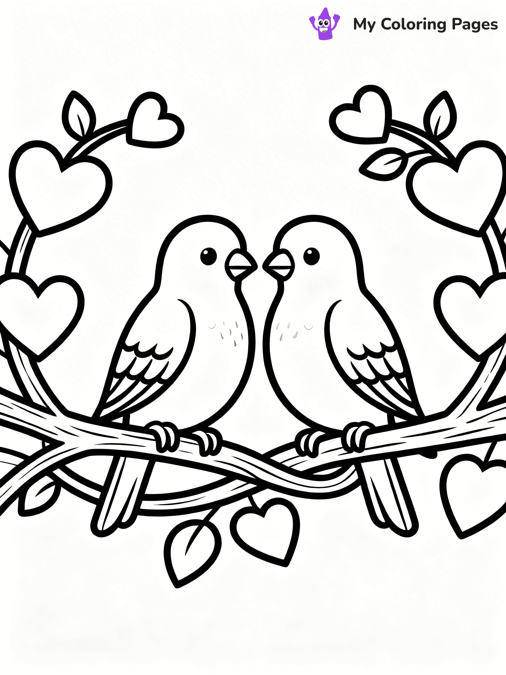 Valentine Coloring Pages - 56