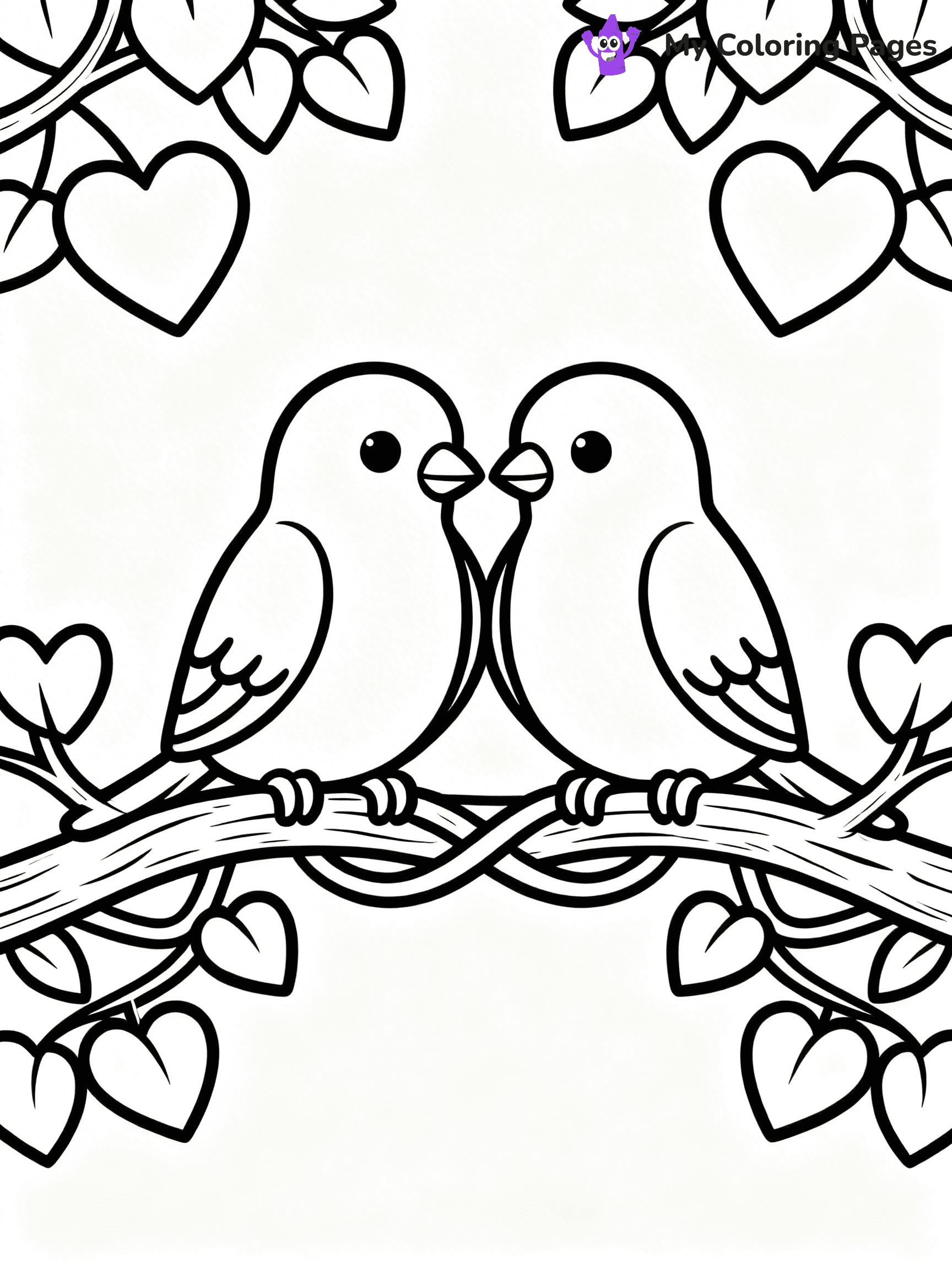 Valentine Coloring Pages - 54