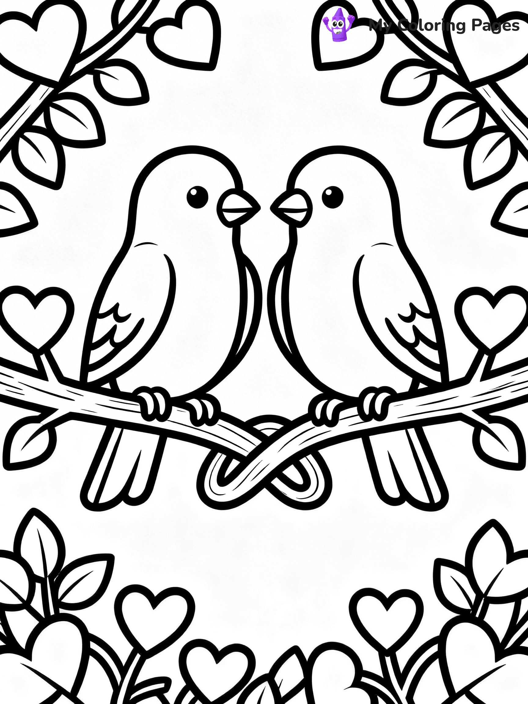 Valentine Coloring Pages - 51