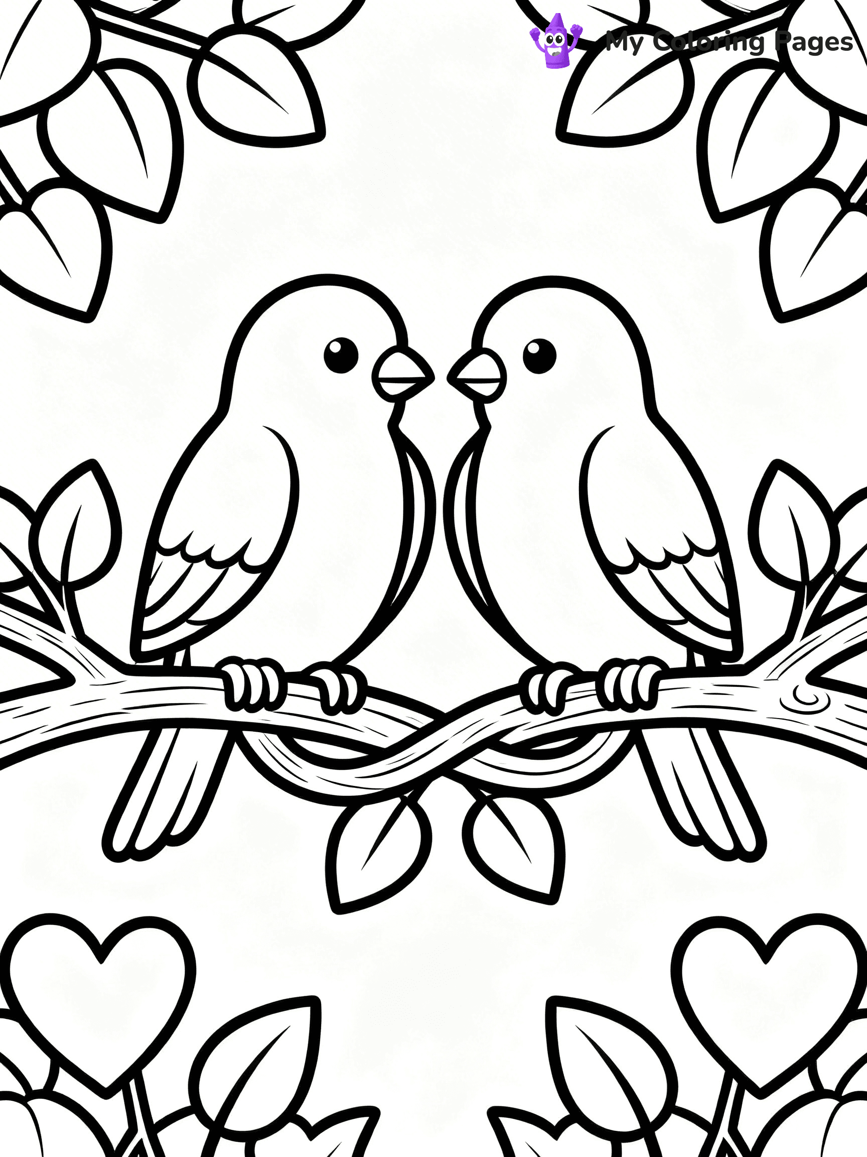 Valentine Coloring Pages - 50