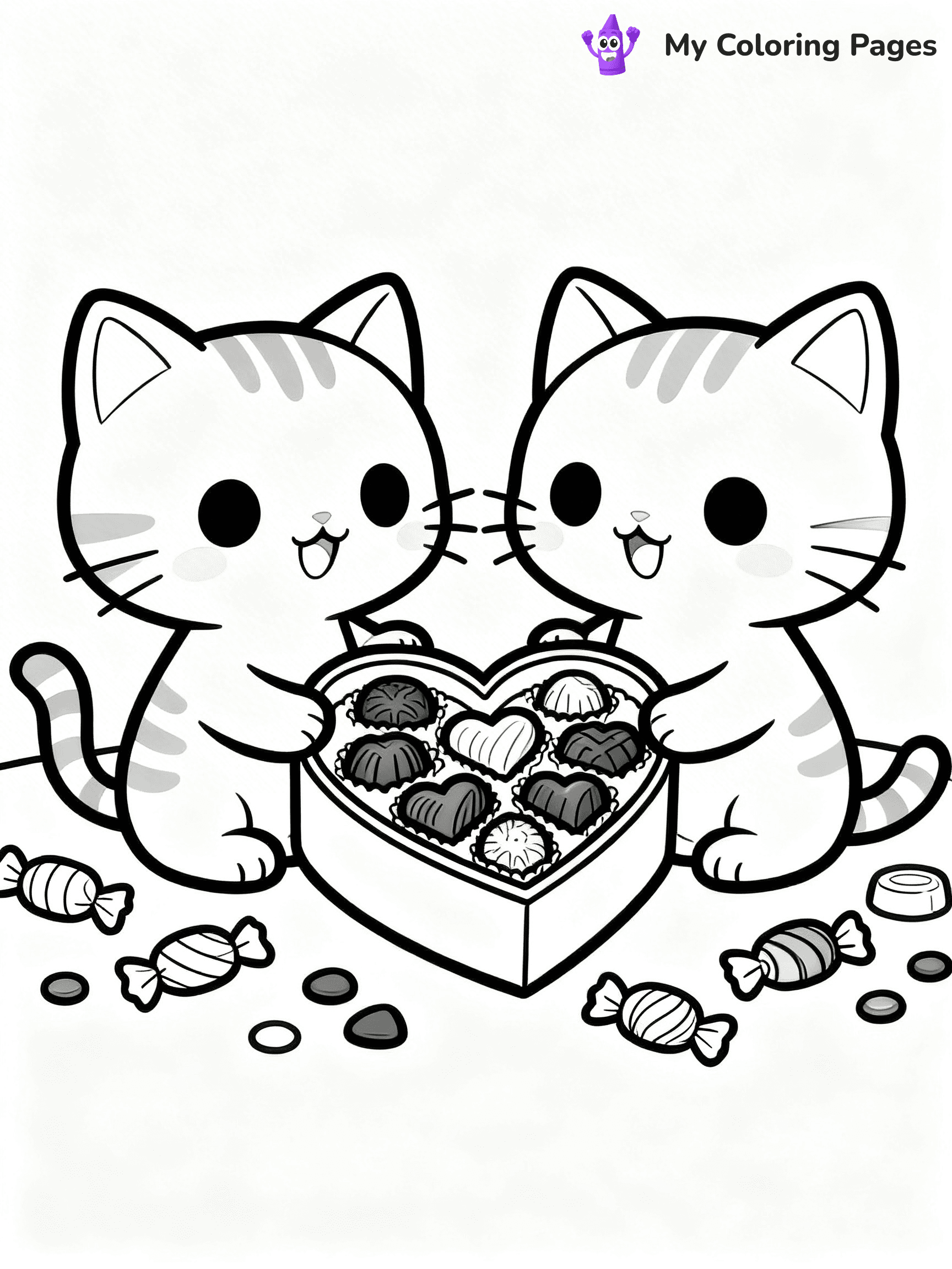 Valentine Coloring Pages - 21