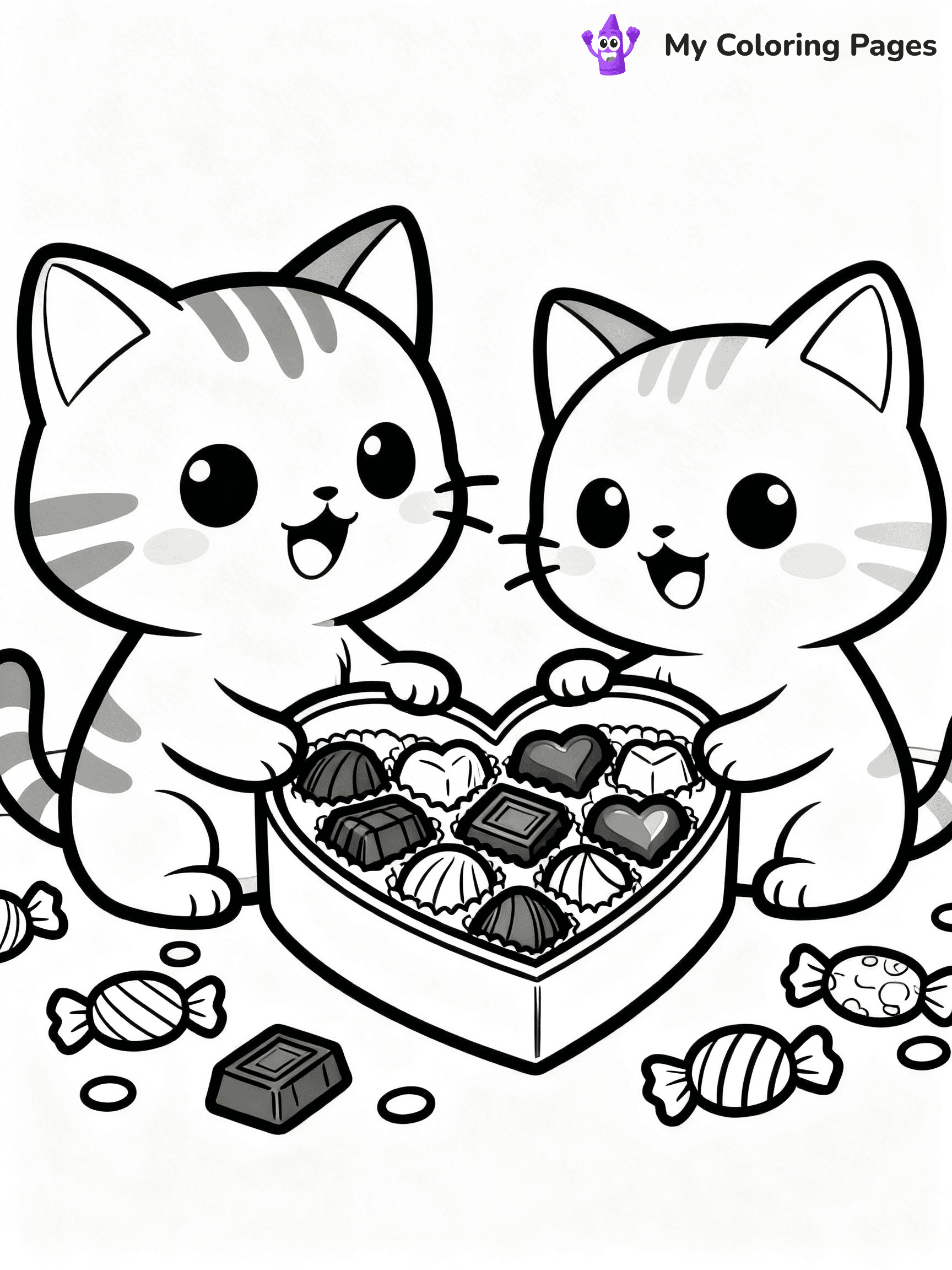Valentine Coloring Pages - 20