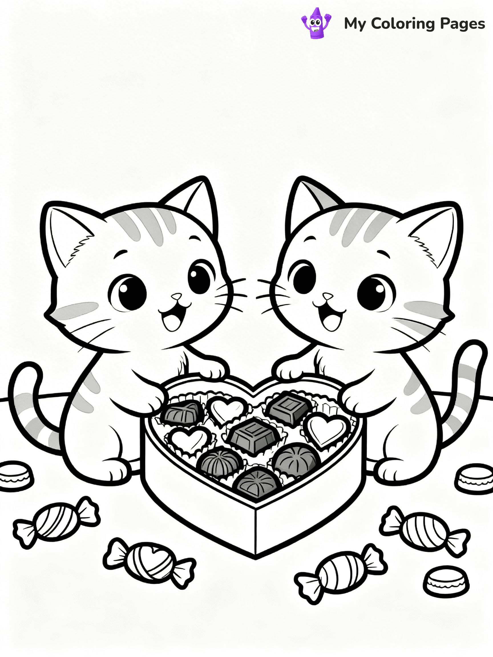 Valentine Coloring Pages - 19