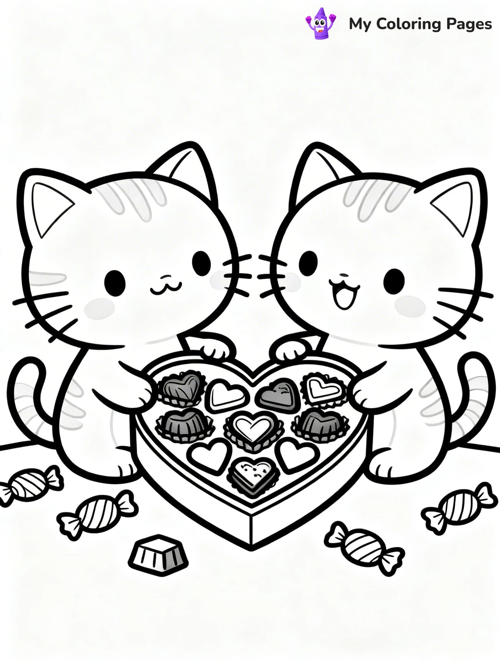 Valentine Coloring Pages - 18