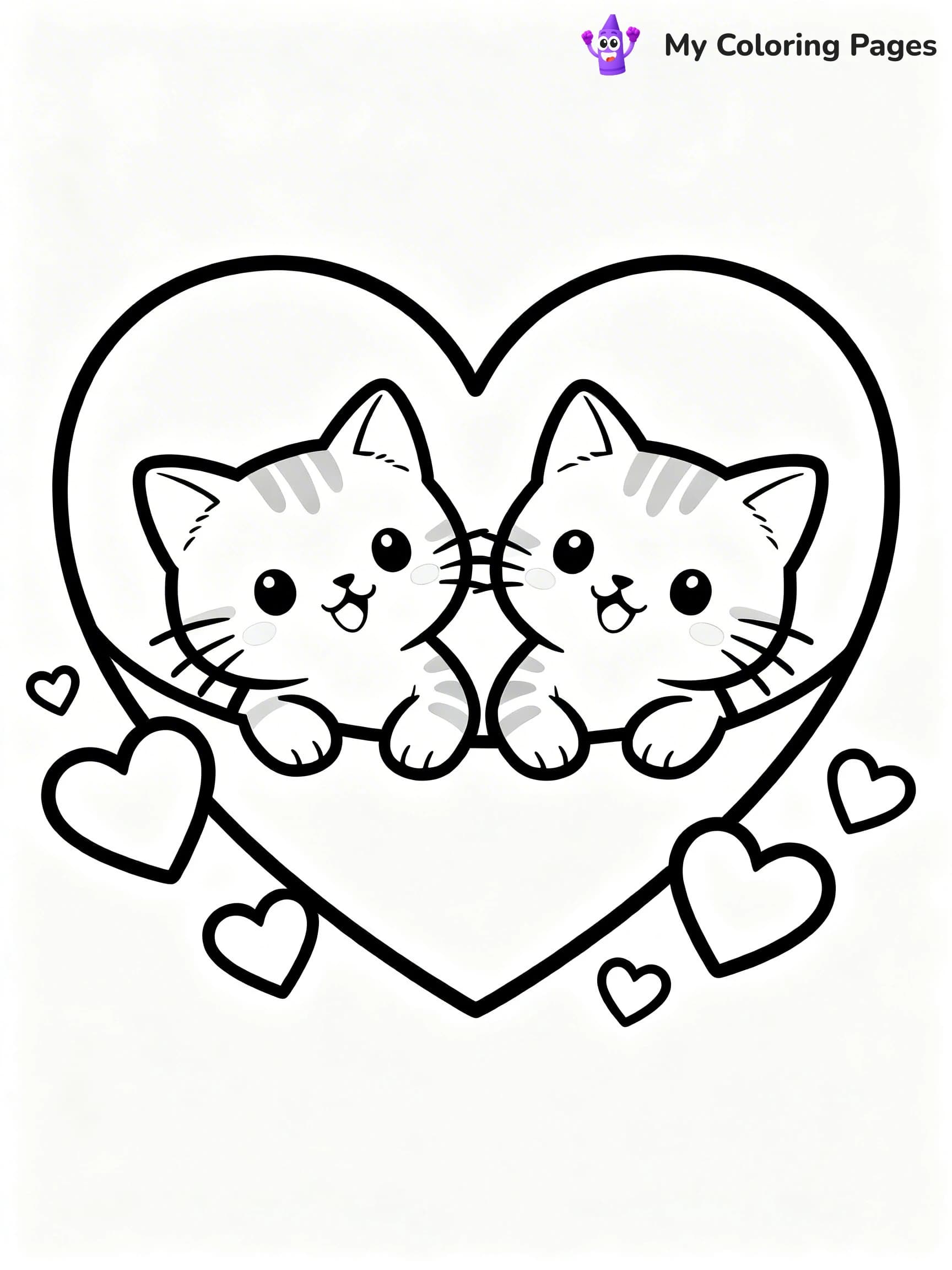 Valentine Coloring Pages - 8