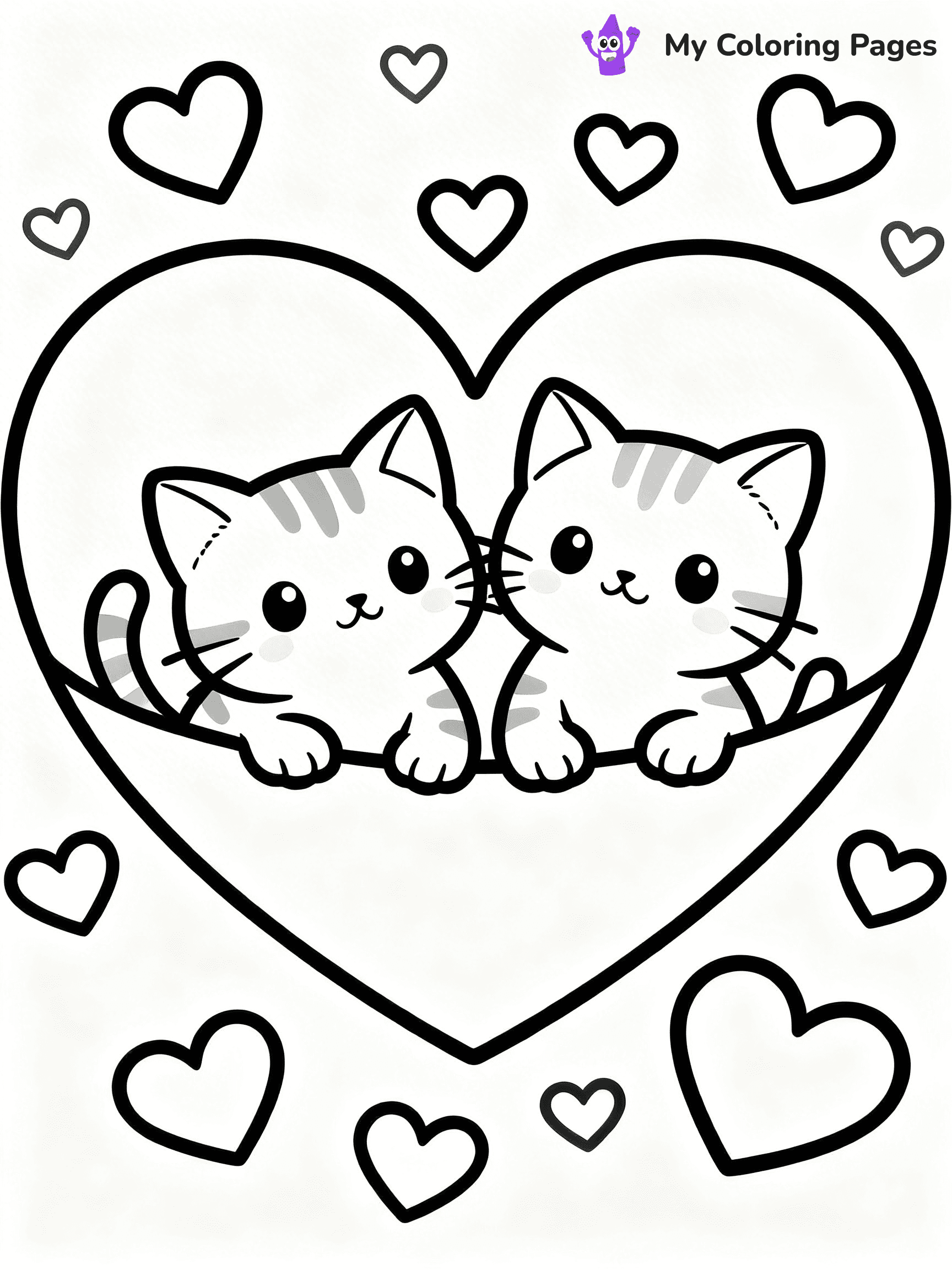 Valentine Coloring Pages - 7