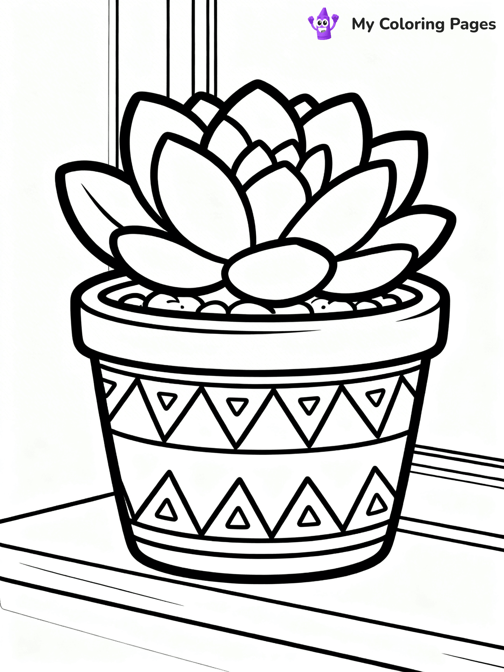Potted Plant Coloring Pages - 120