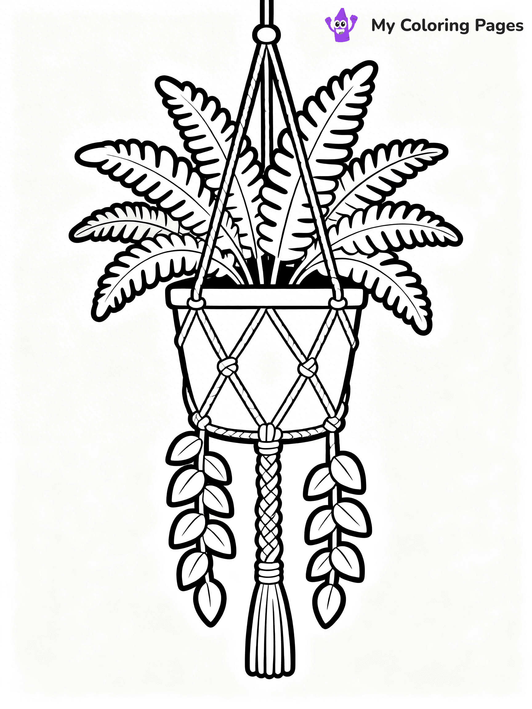 Potted Plant Coloring Pages - 114