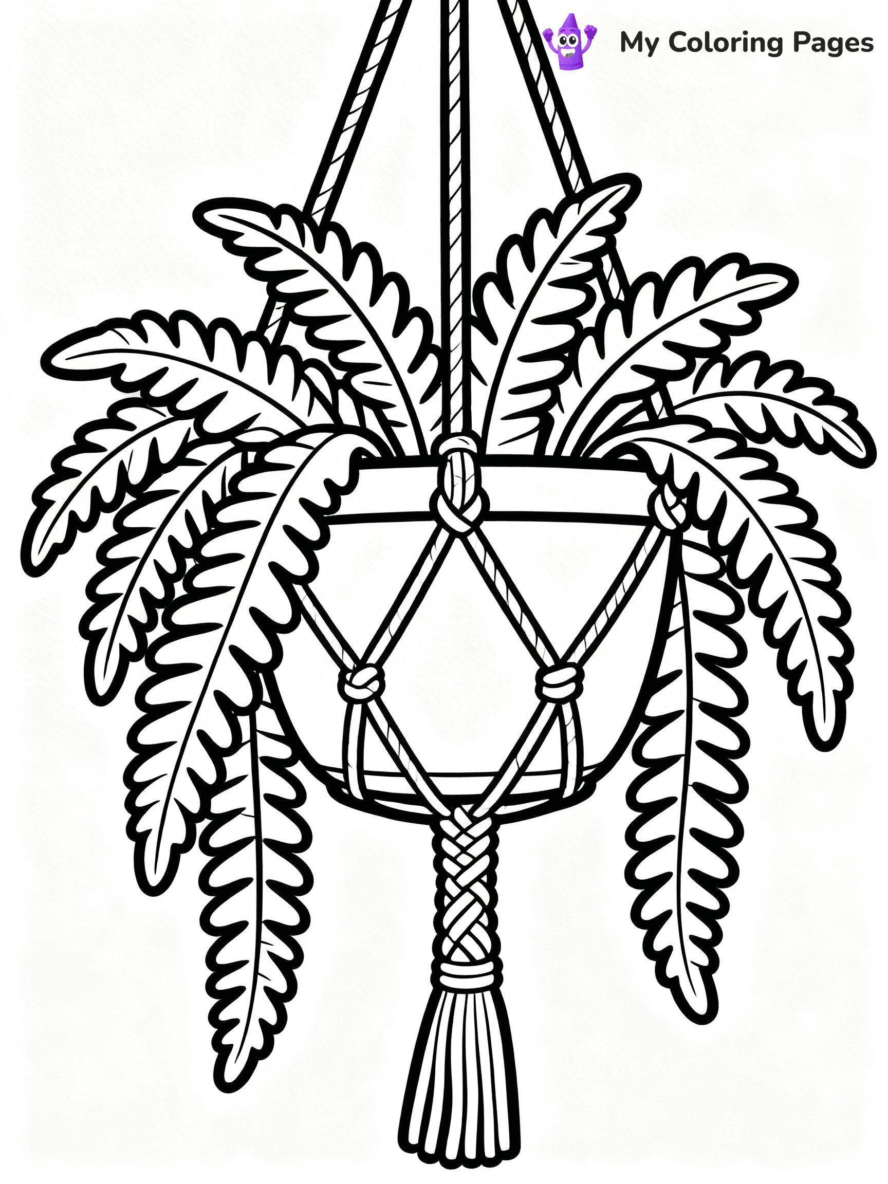 Potted Plant Coloring Pages - 113