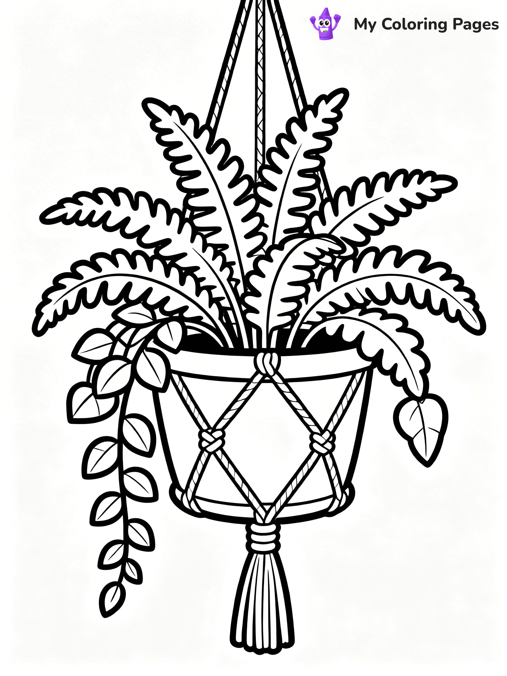 Potted Plant Coloring Pages - 112