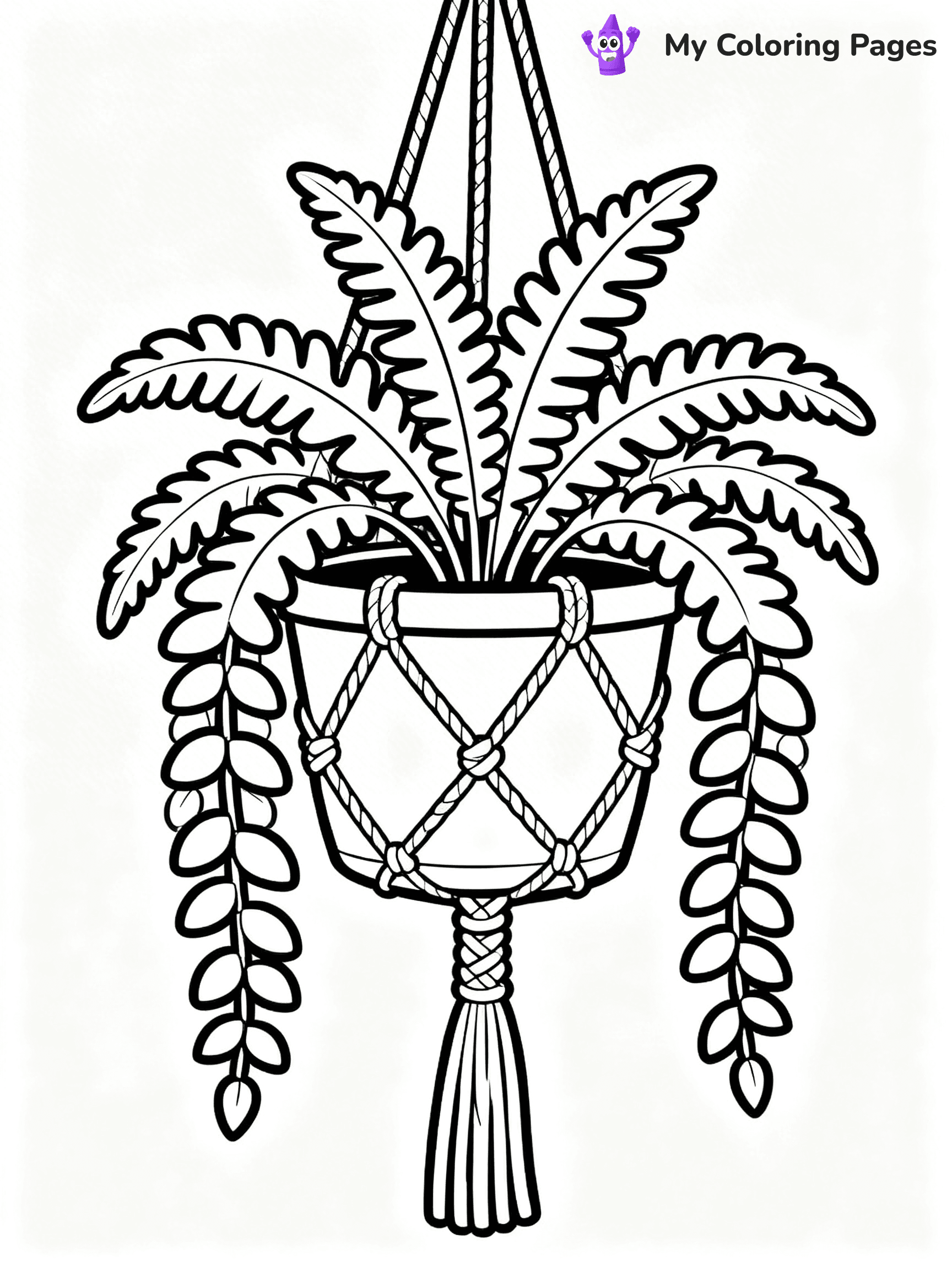Potted Plant Coloring Pages - 111