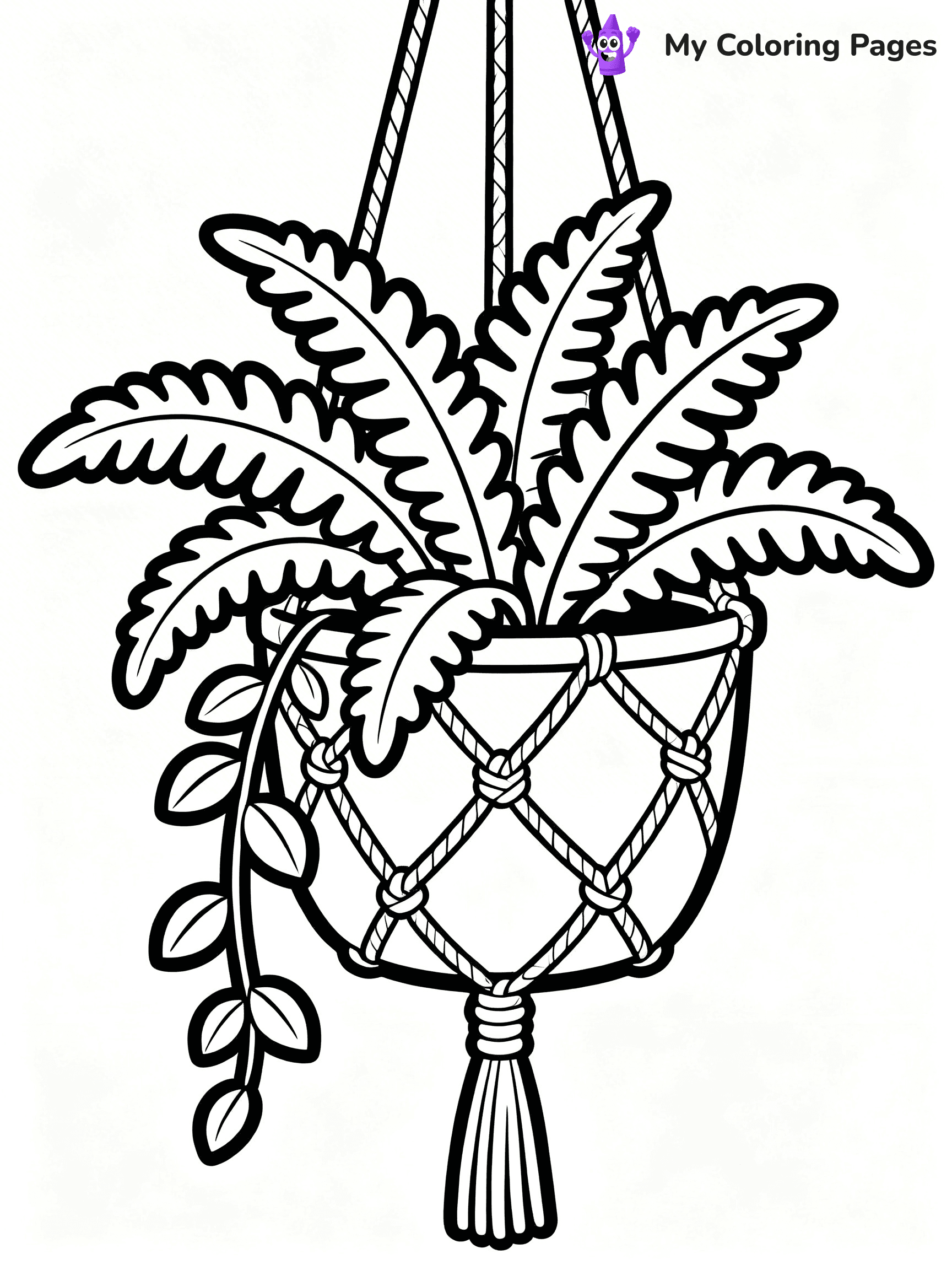 Potted Plant Coloring Pages - 110
