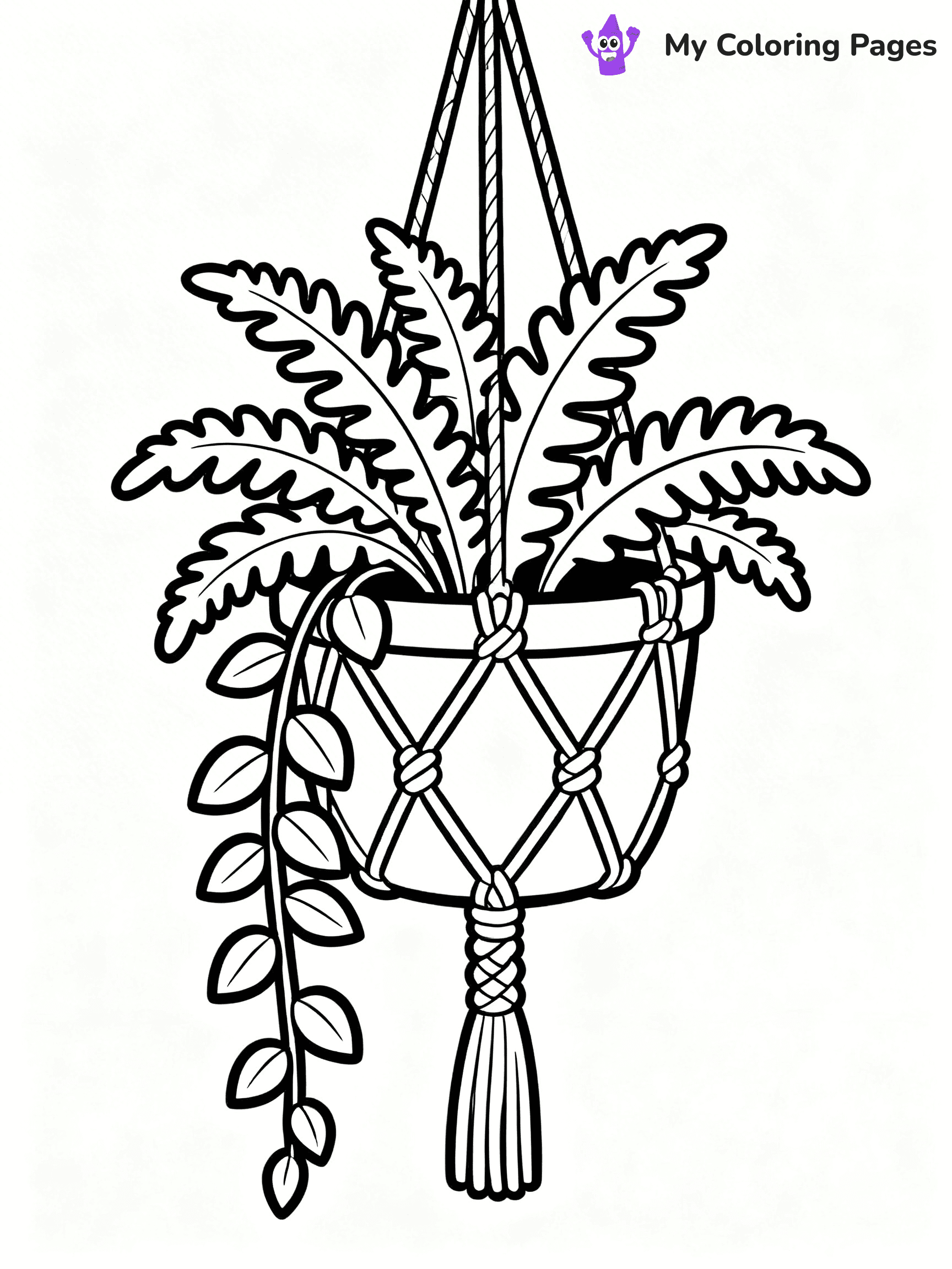 Potted Plant Coloring Pages - 109
