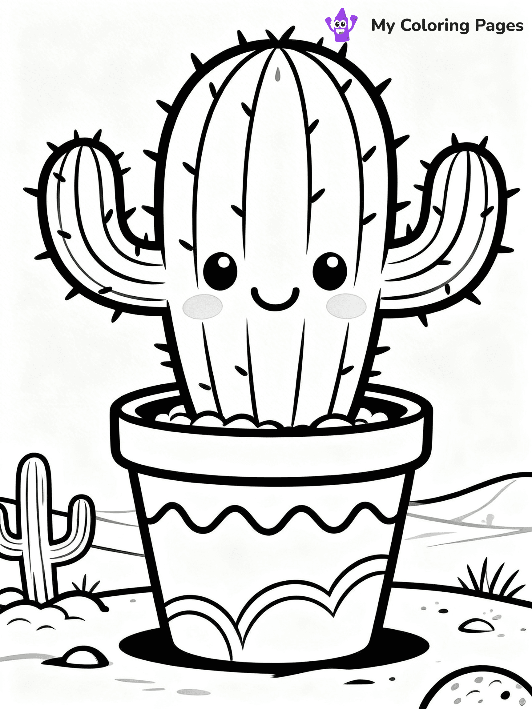 Potted Plant Coloring Pages - 108