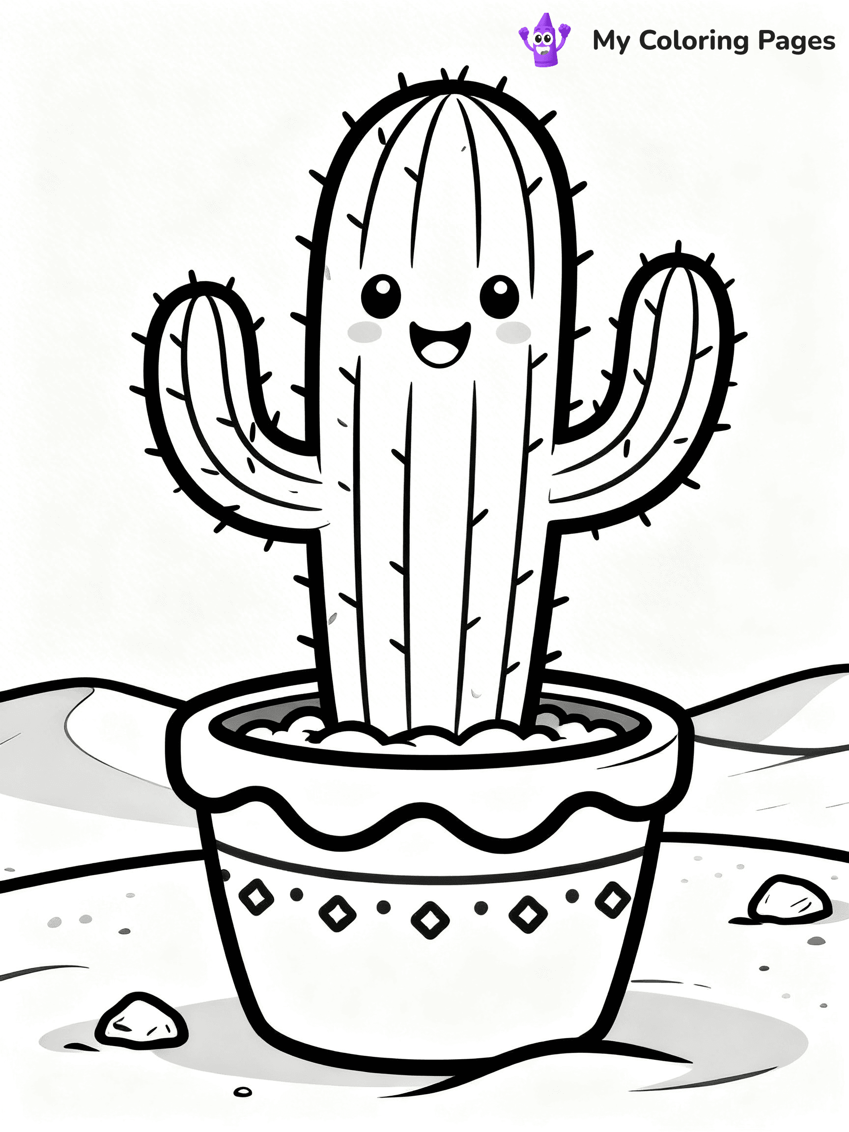 Potted Plant Coloring Pages - 103