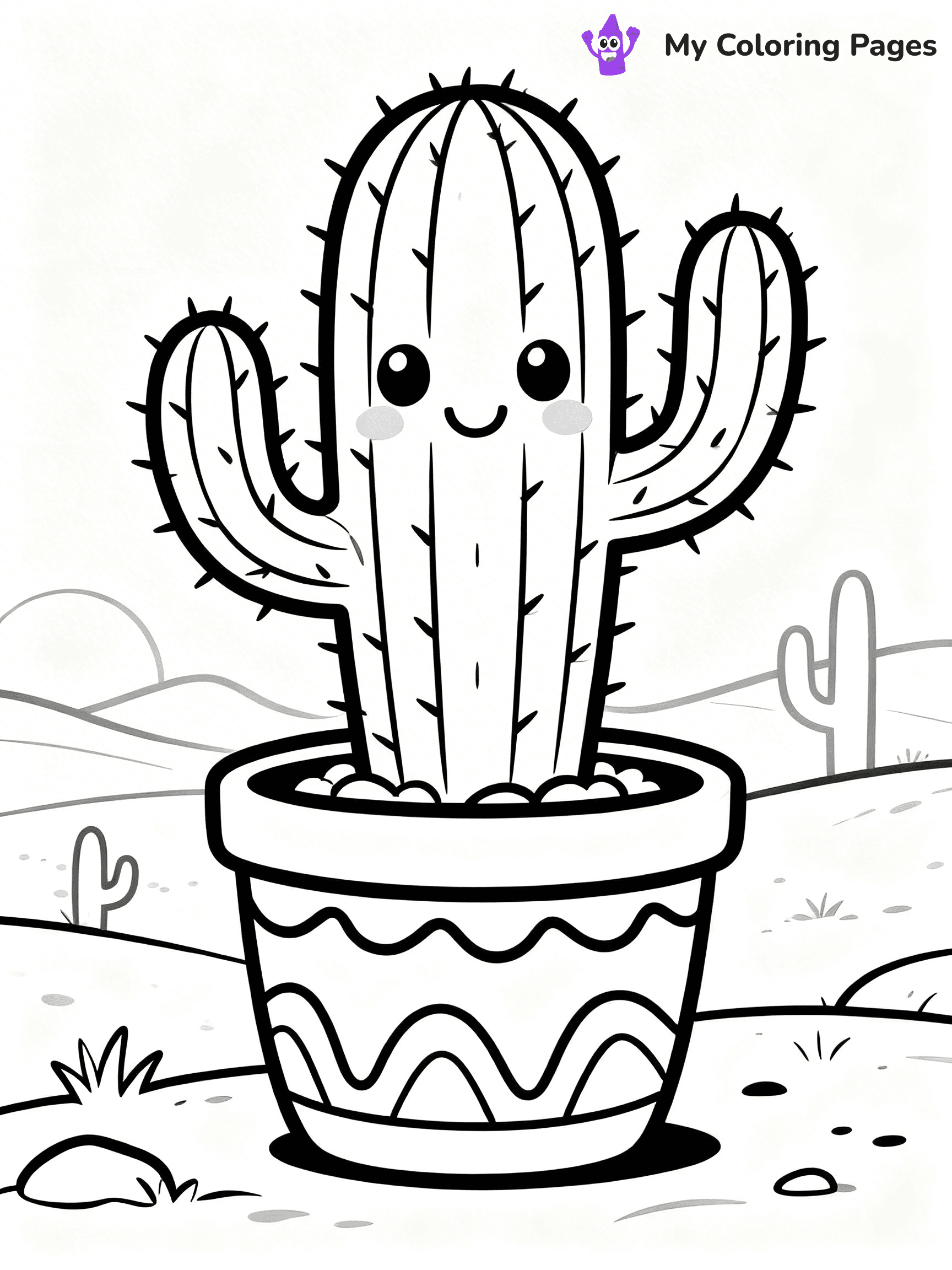 Potted Plant Coloring Pages - 102