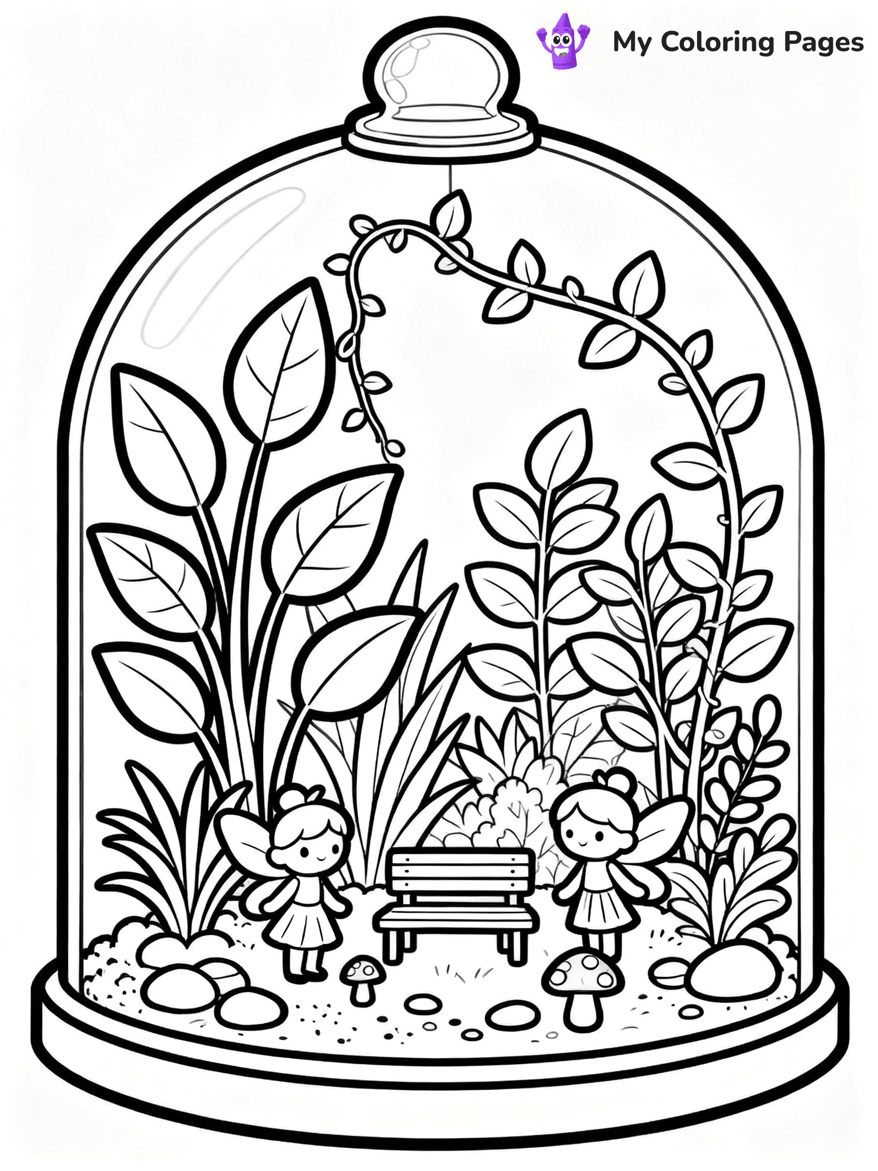 Potted Plant Coloring Pages - 93
