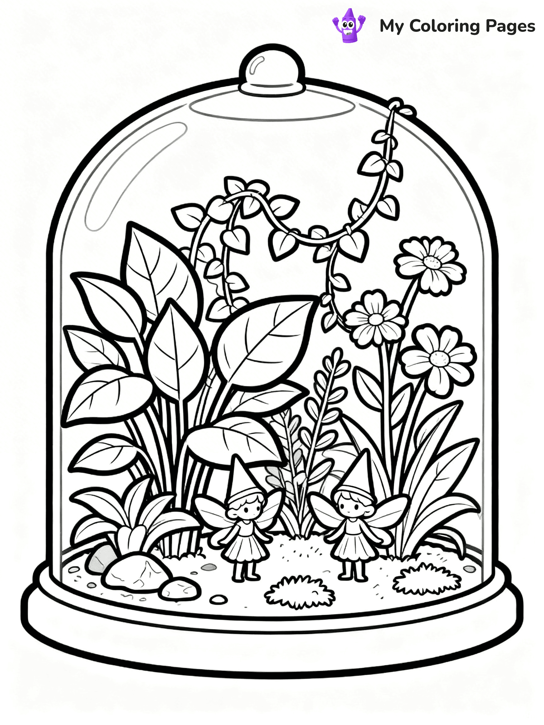 Potted Plant Coloring Pages - 92