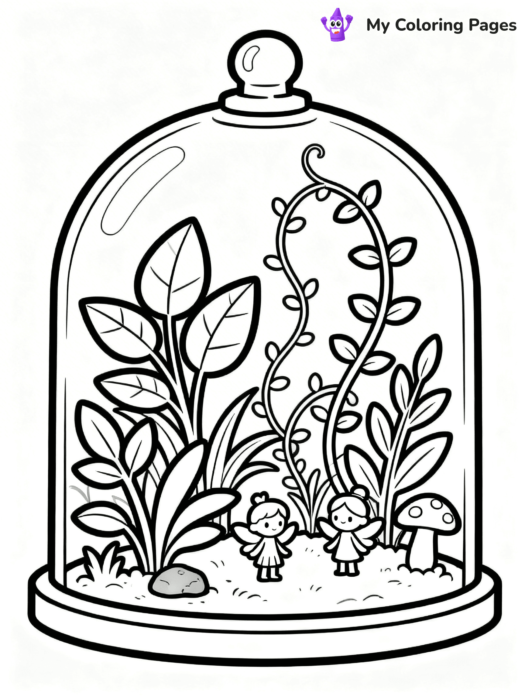 Potted Plant Coloring Pages - 91