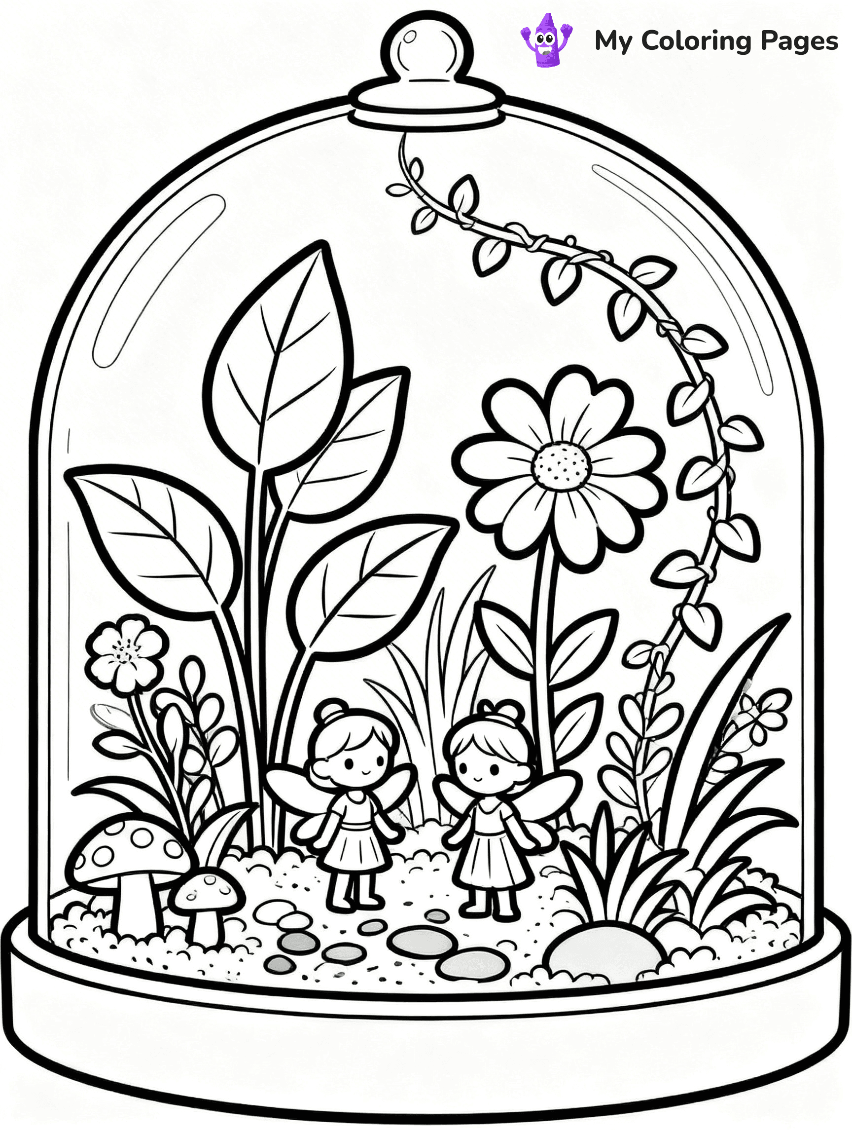 Potted Plant Coloring Pages - 90
